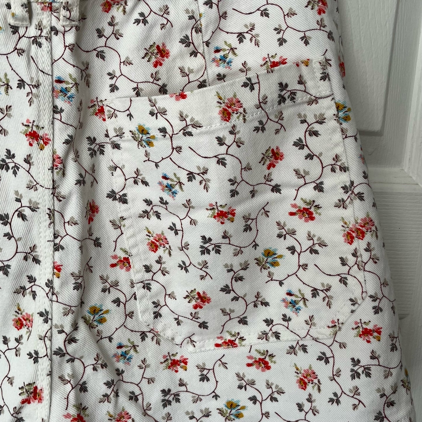 Rebecca Taylor Floral Denim Shorts - Size 30