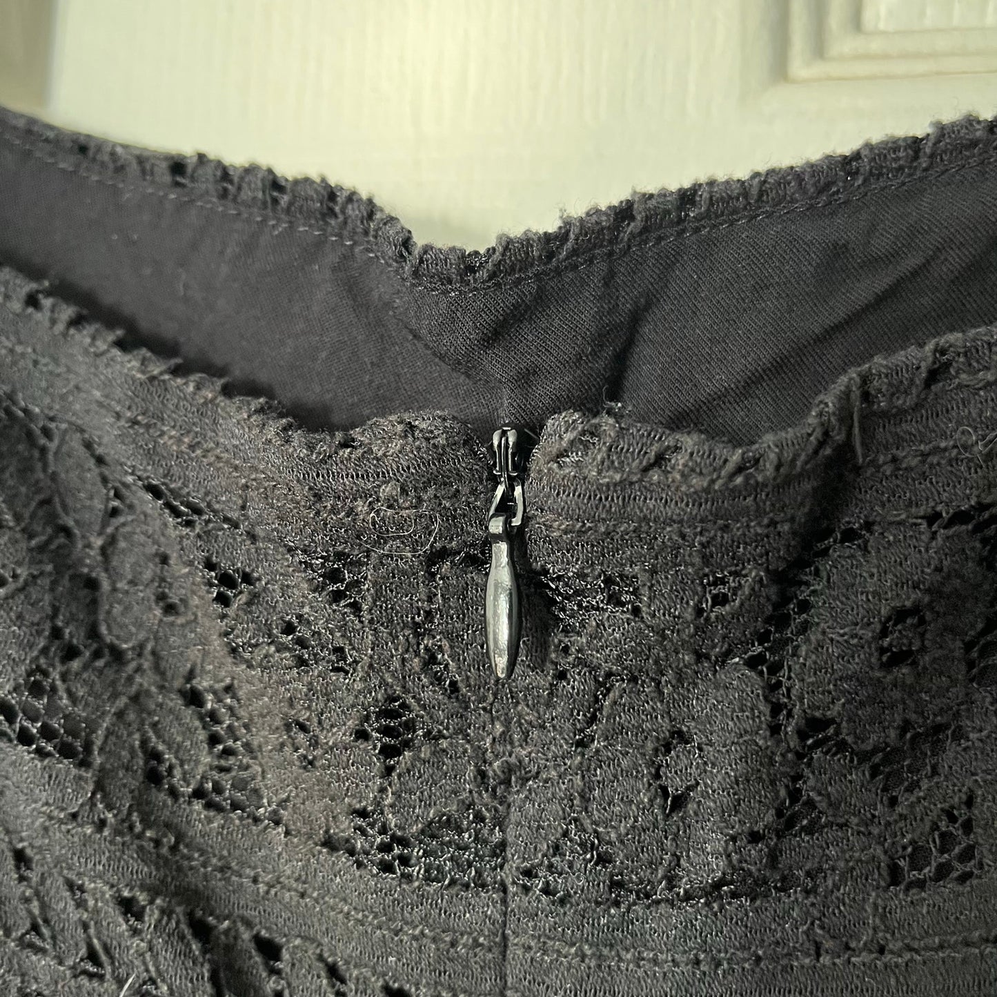 Minkpink Lace Overlay Cropped Leg Jumpsuit - Size M