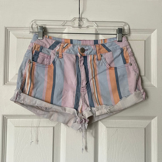 Wild Fable Striped Denim Shorts - Size 2