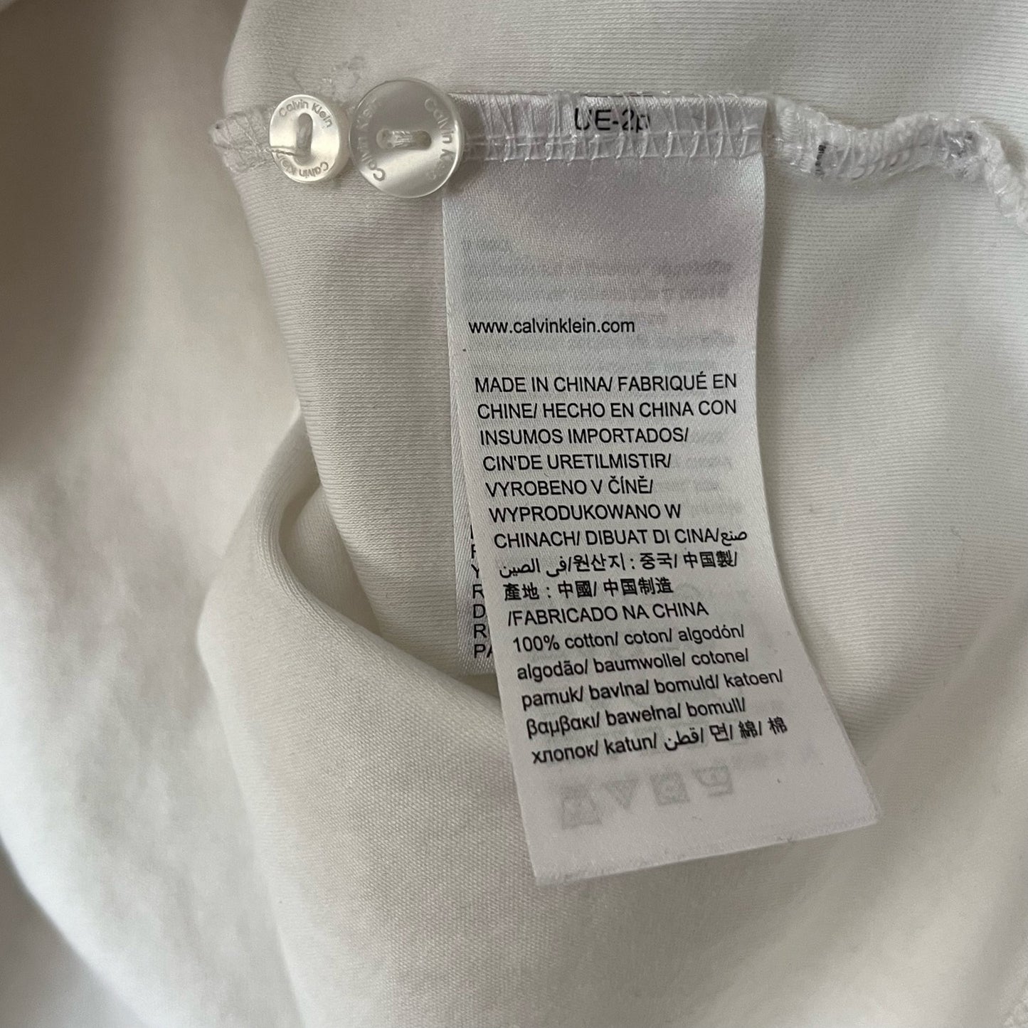 Calvin Klein Body Fit Contrast Collar Polo - Size M