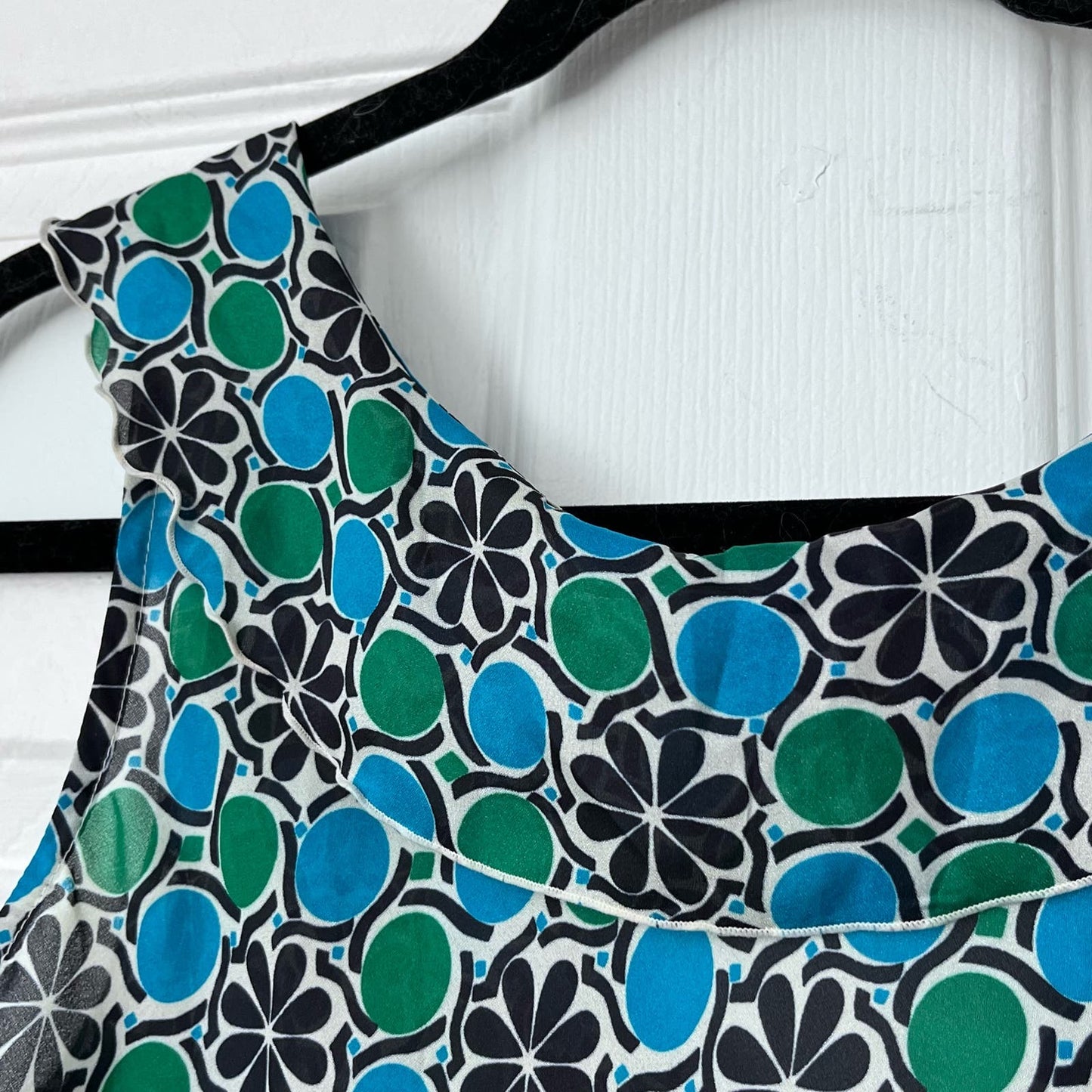 Banana Republic Flower Print Tie-Front Blouse - Size XS