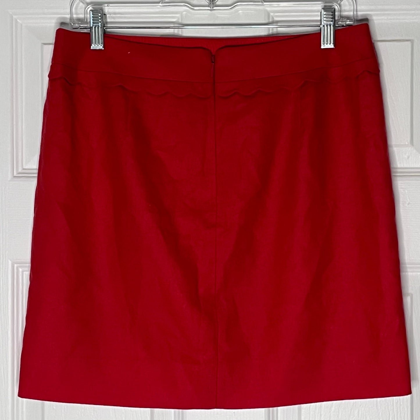 J. Crew Scallop Edge Wool Skirt - Size 6