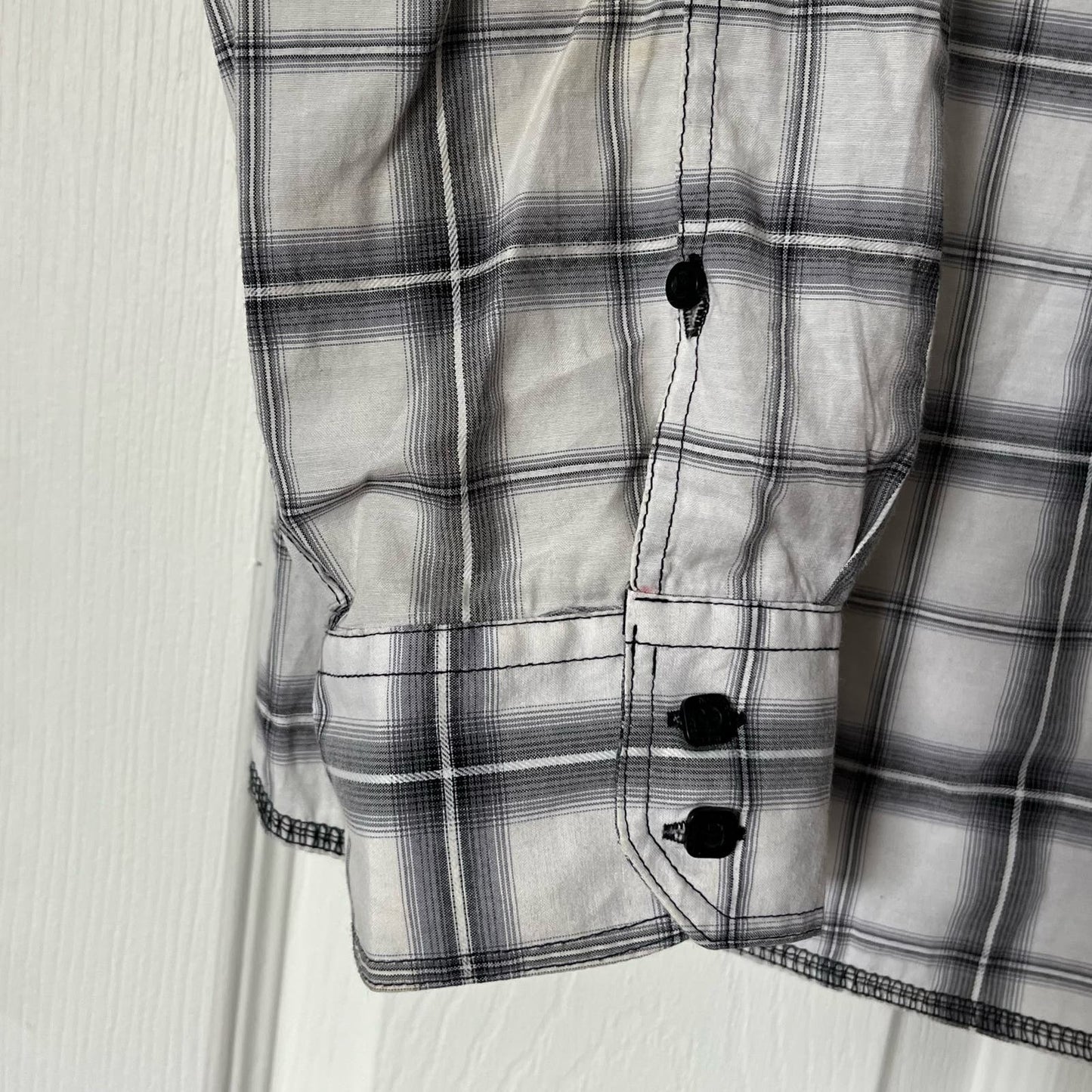 No Retreat Plaid Button-Down Shirt - Size XL