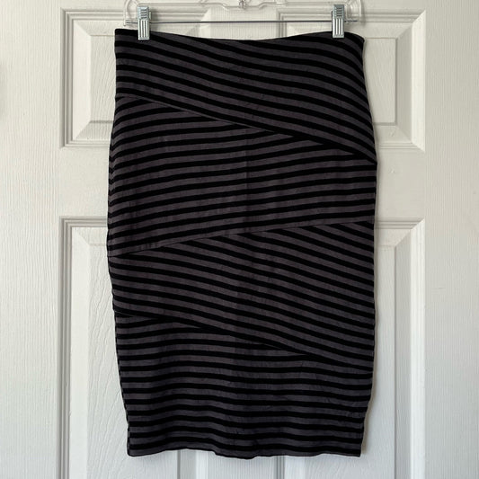 Mossimo Striped Jersey Skirt - Size S