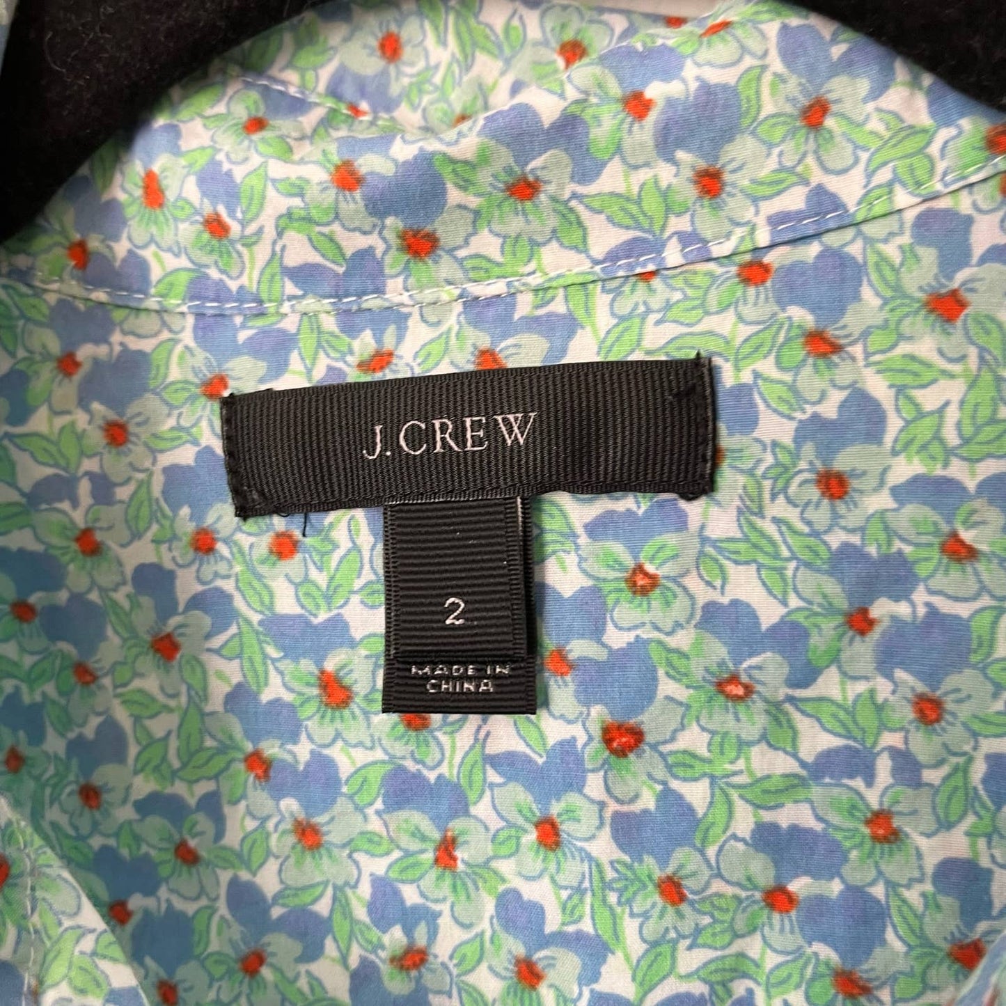 J. Crew Floral Blouse - Size 2