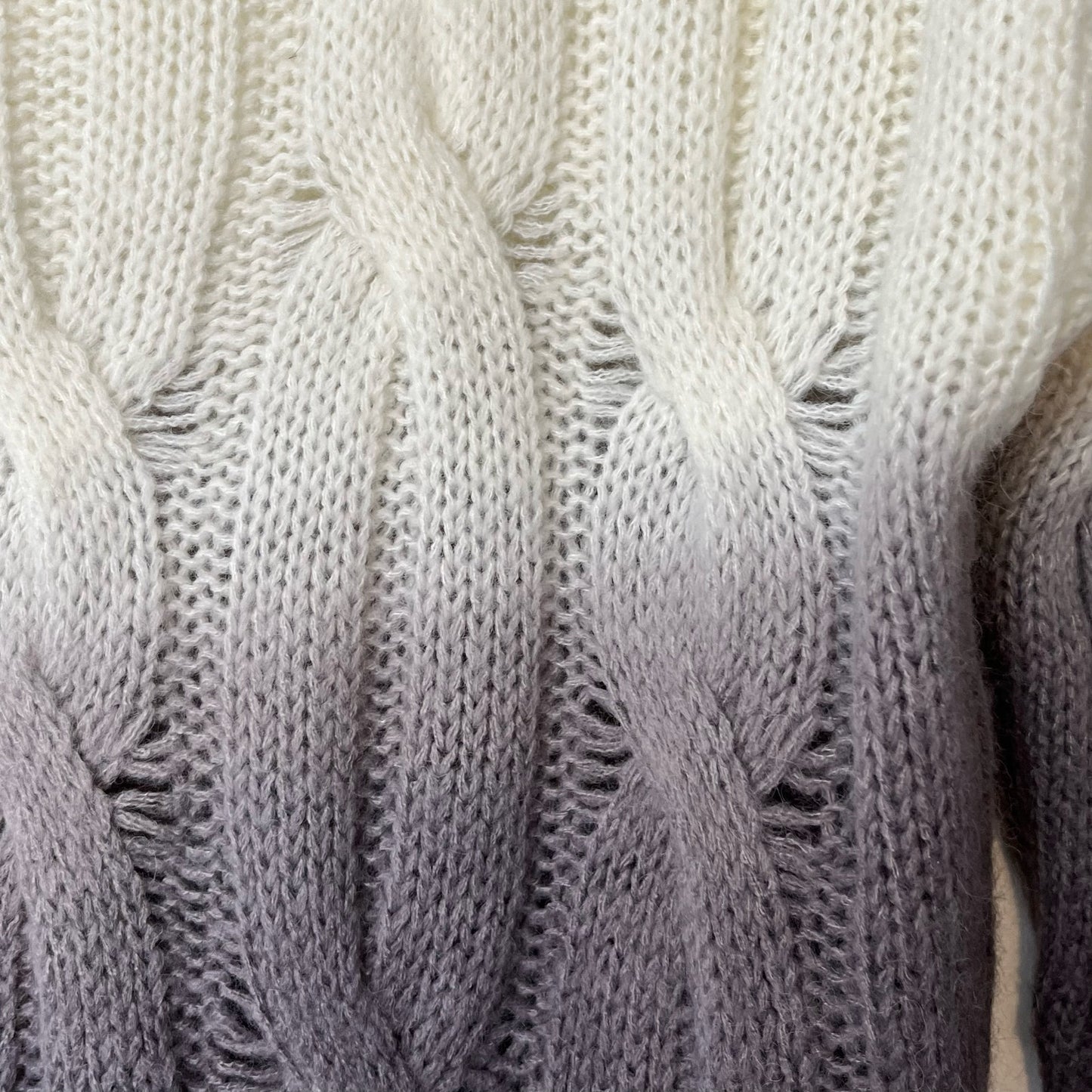 DaXX Onbre Cable Knit Sweater - Size UNKNOWN