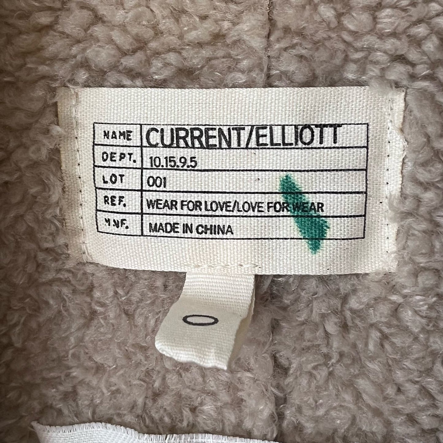 Current/Elliott Sherpa Jacket - Size S/M*