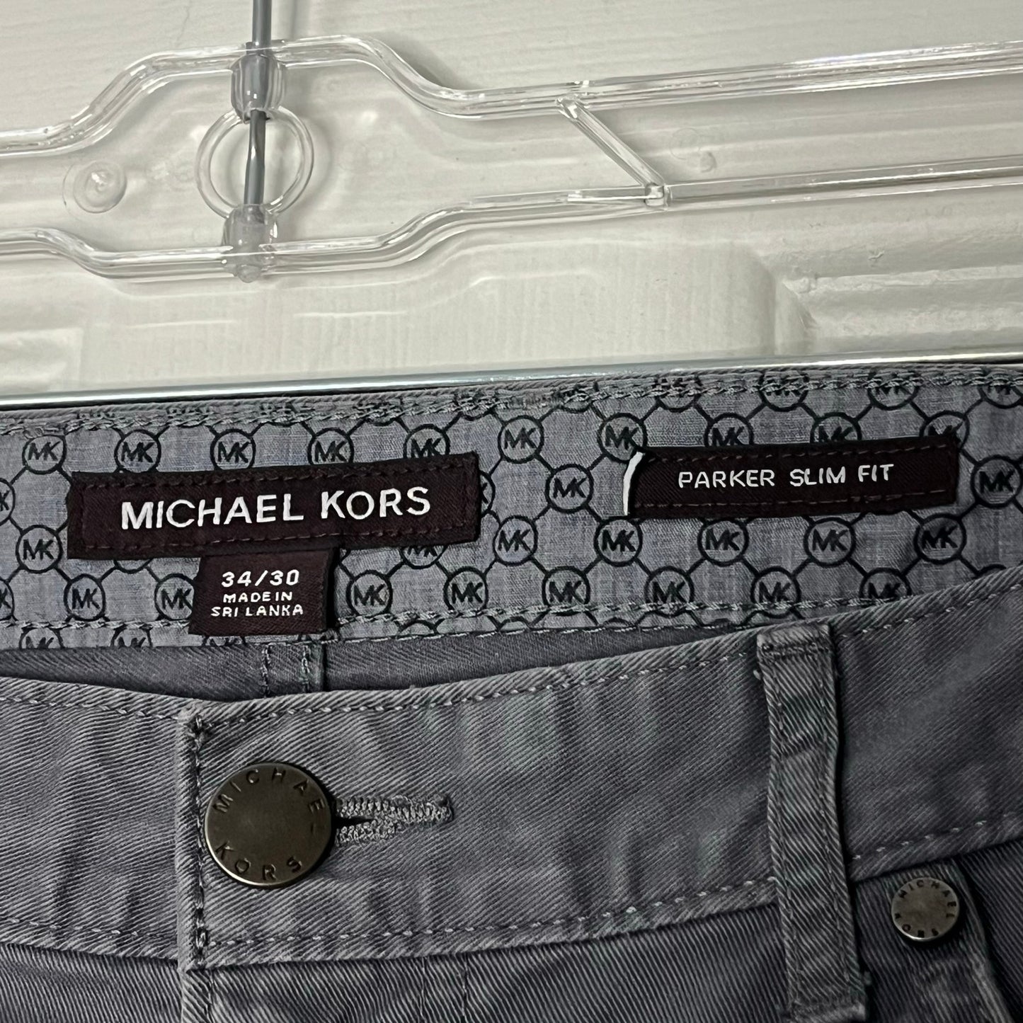 Michael Kors Parker Slim Fit Pants - Size 34x30