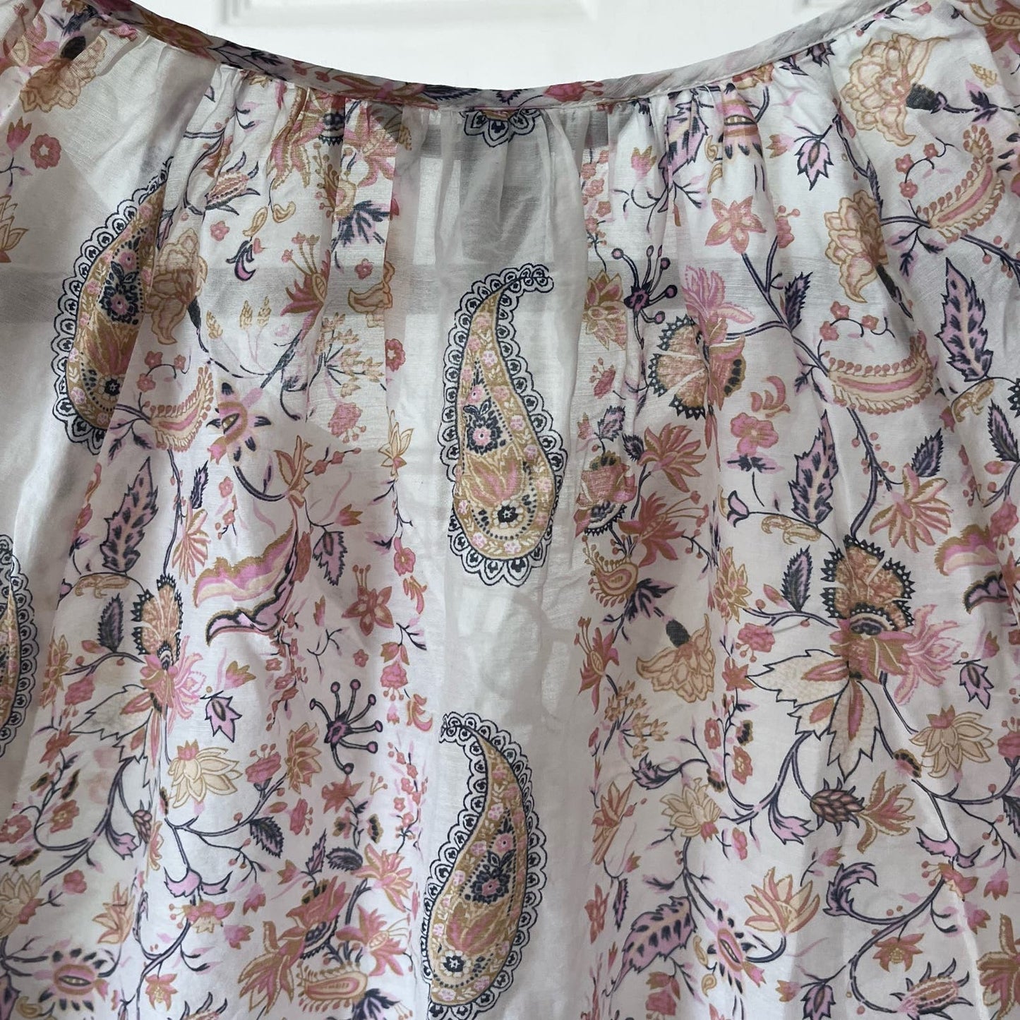 Victoria's Secret Paisley Print Peasant Blouse - Size XS