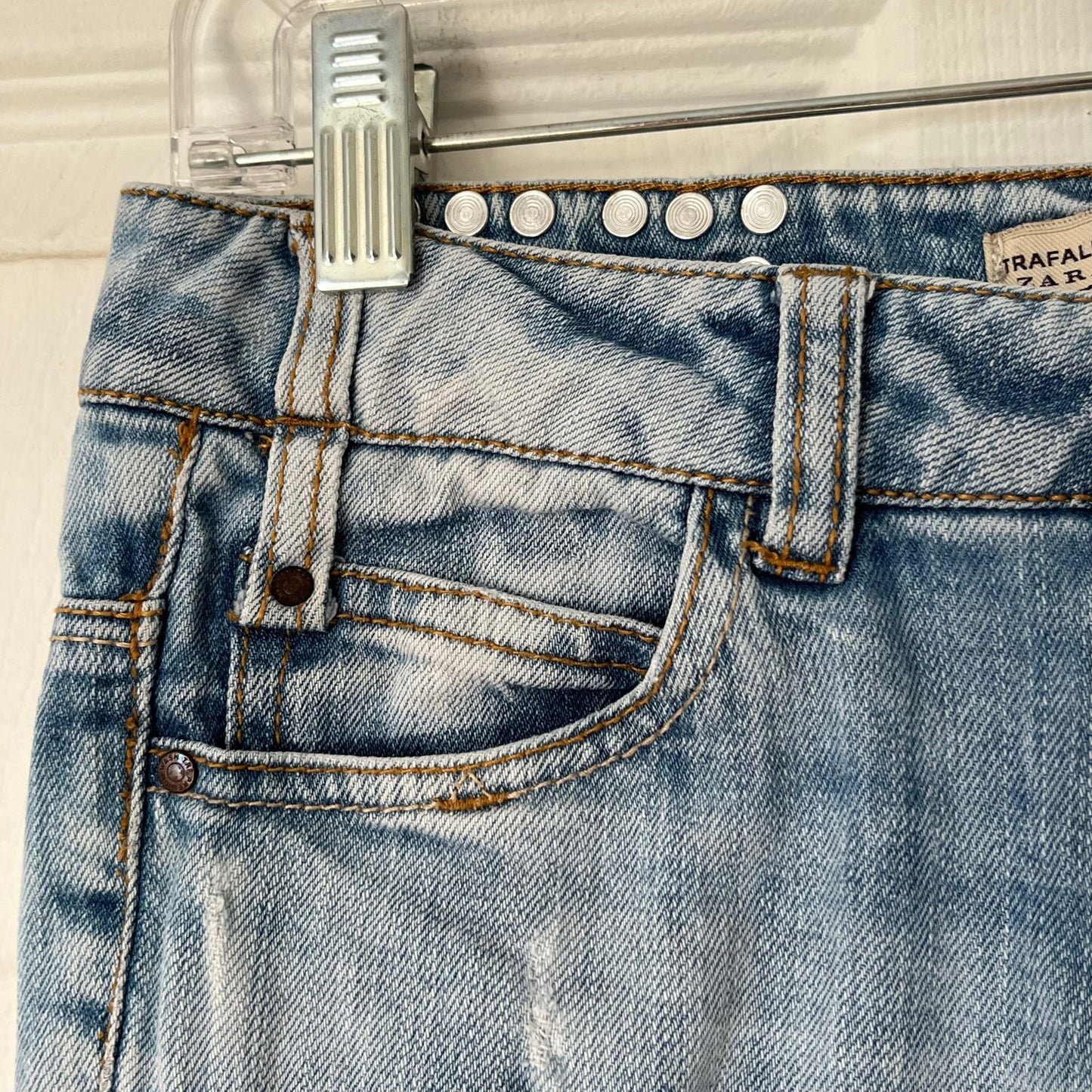 Zara Trafaluc Distressed Slim Jeans - Size 2