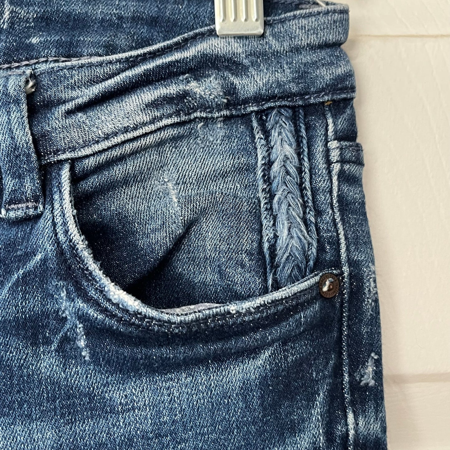 Zara Trafaluc Distressed Skinny Jeans - Size 4