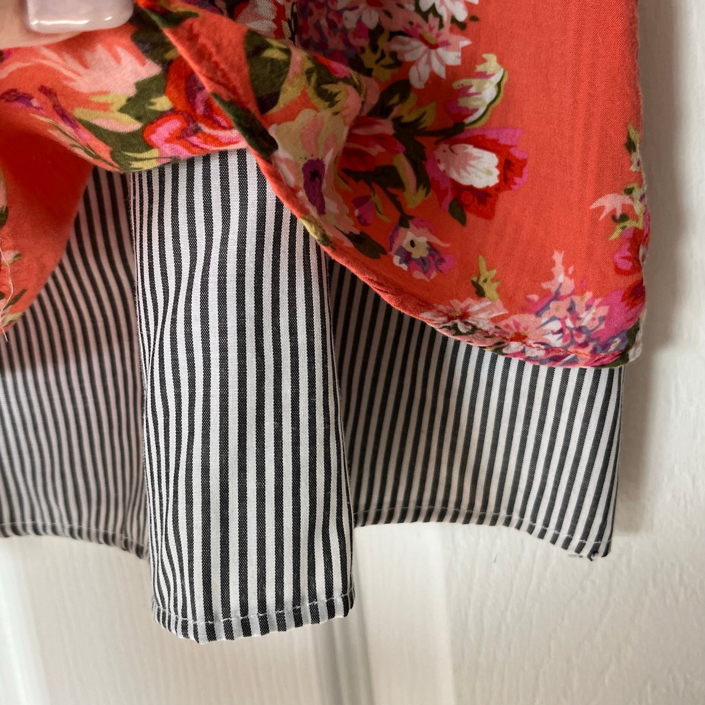 Hive & Honey Floral / Striped Layered Cami Top - Size M