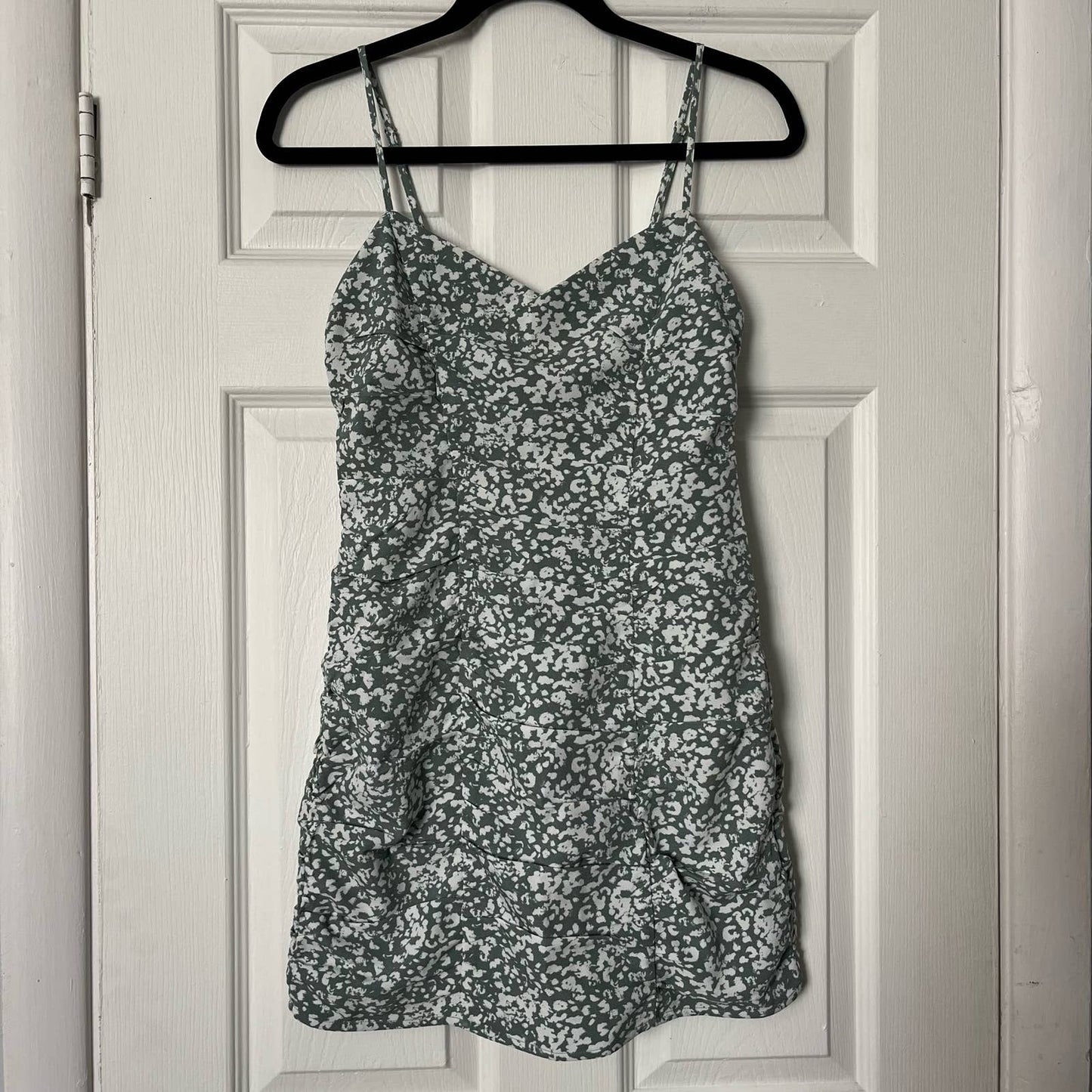 Abercrombie & Fitch Ruched Patterned Sundress - Size XS