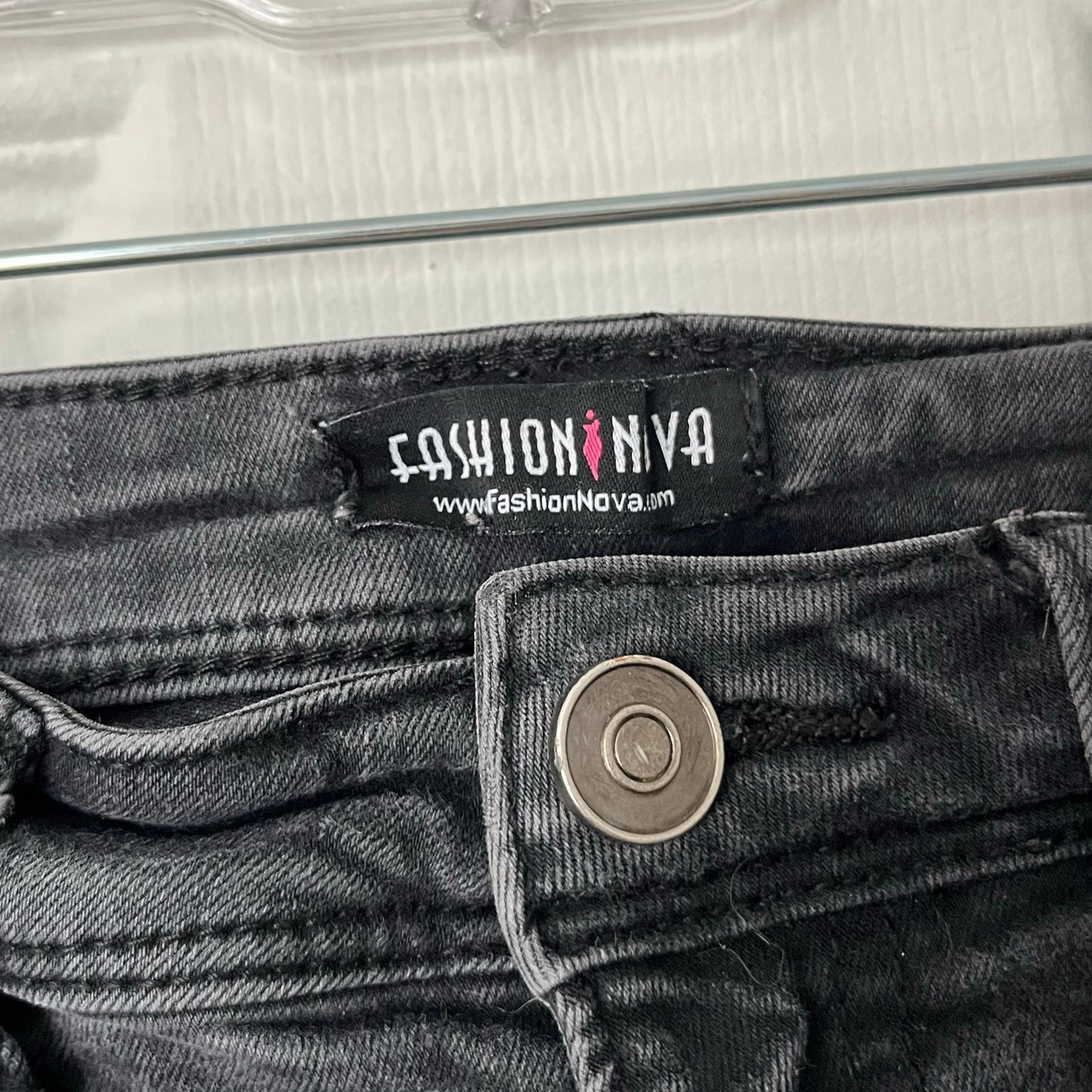 Fashion Nova Zipper Moto Style Jeans - Size XS*