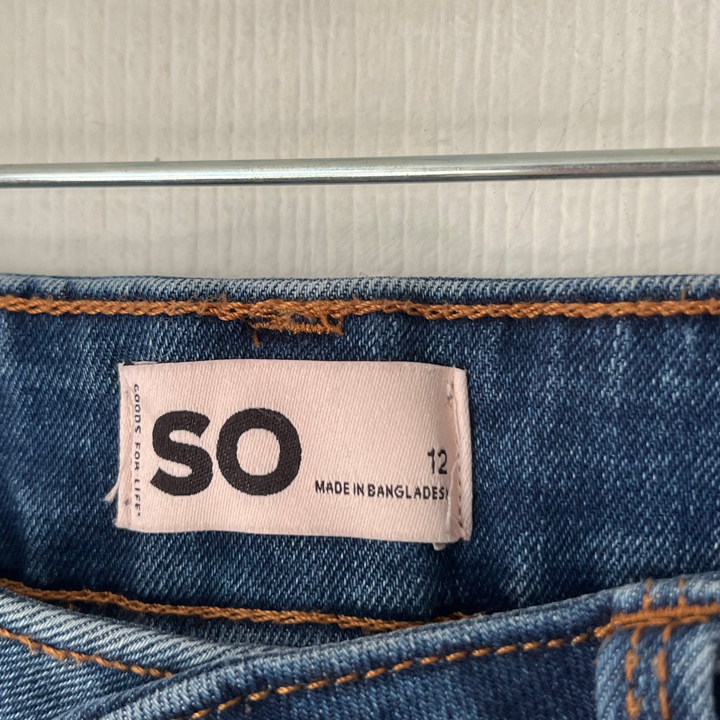 SO Denim Cuffed Shorts - Size 12