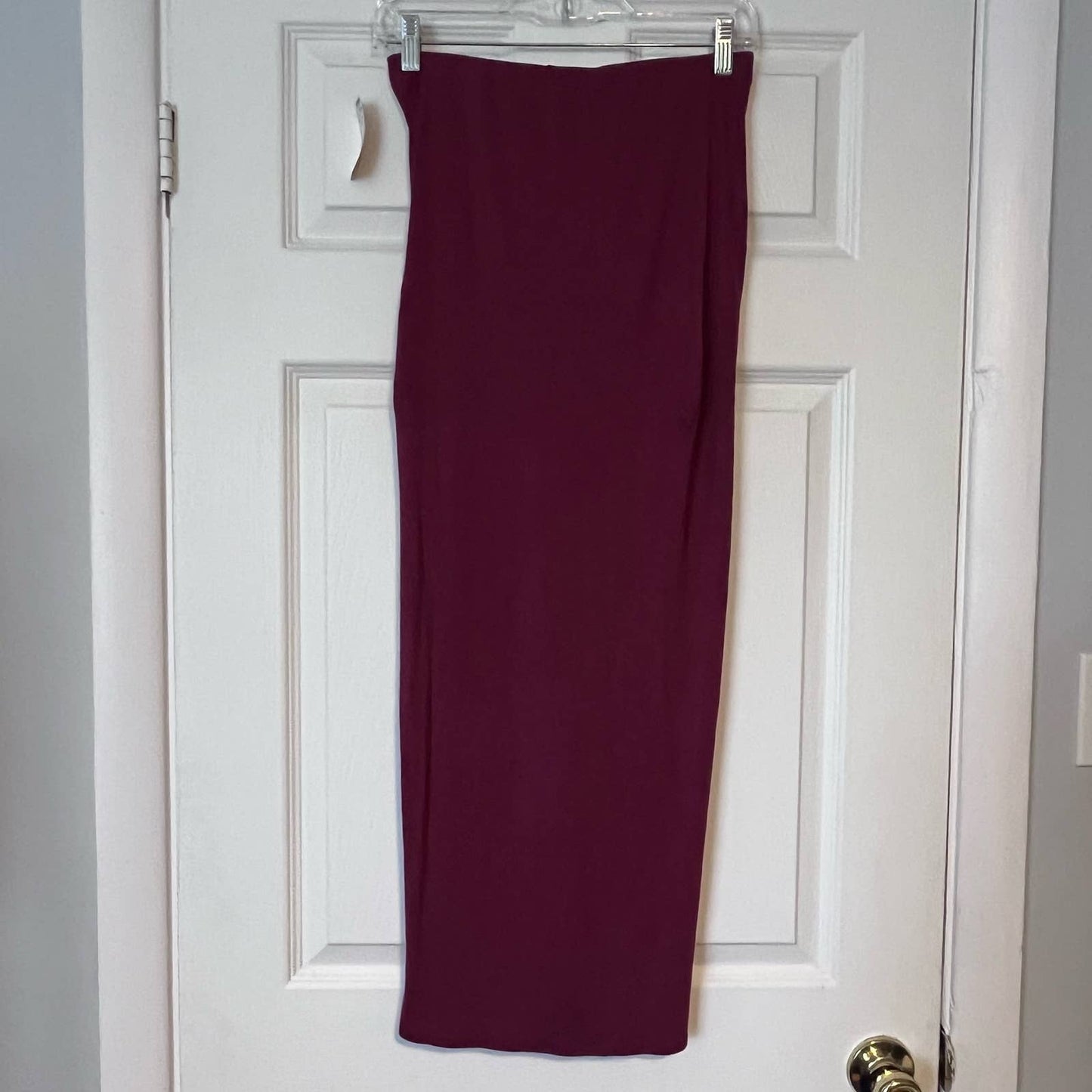 Heart & Hips Draped-Front Maxi Skirt - Size L - NWT
