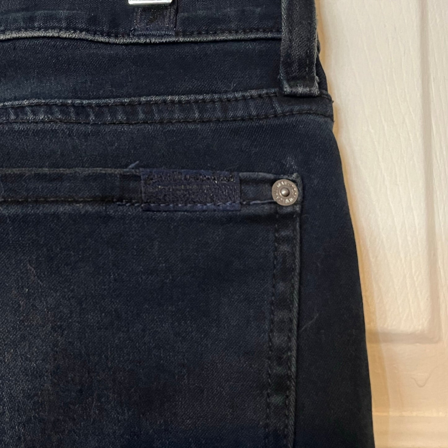 7 for All Mankind The Skinny Beaded Inset Jeans - Size 28