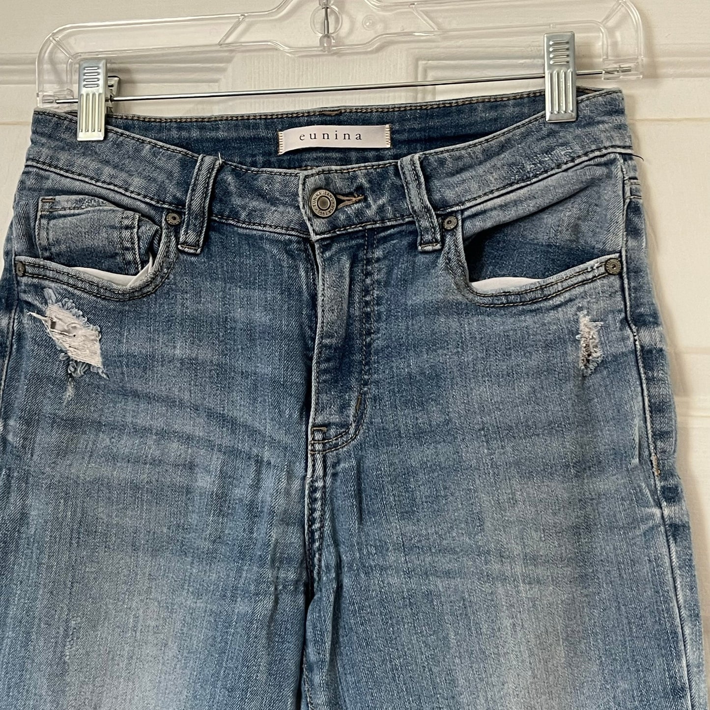 Eunina Clara High Rise Skinny Crop Jeans - Size 5