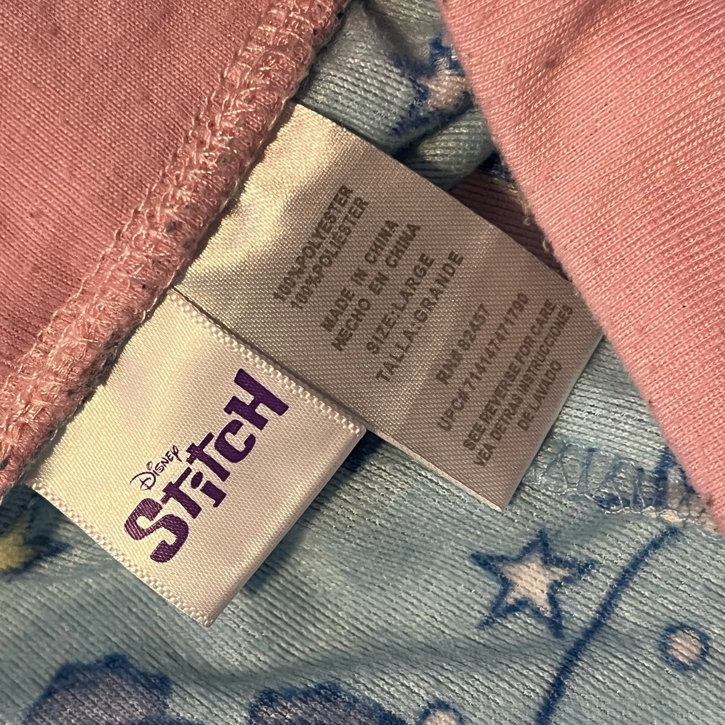 Disney Stitch Velour Lounge Pants - Size L
