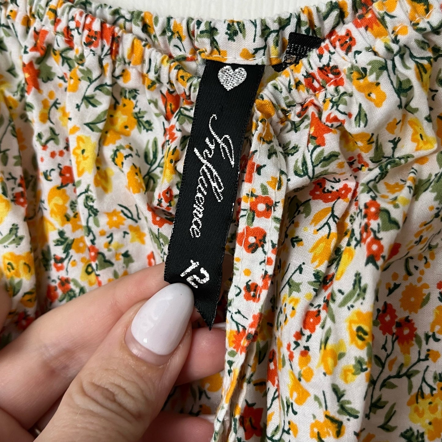 Influence Off-Shoulder Floral Dress - Size 12