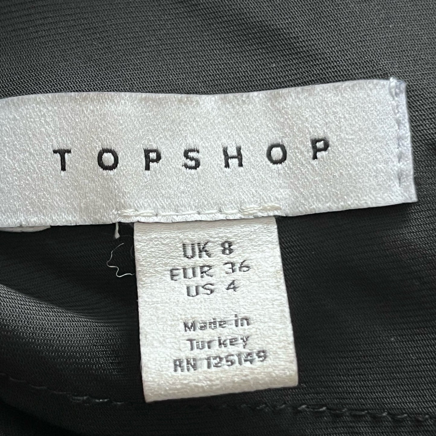 Topshop Long X-Back Chemise - Size 4