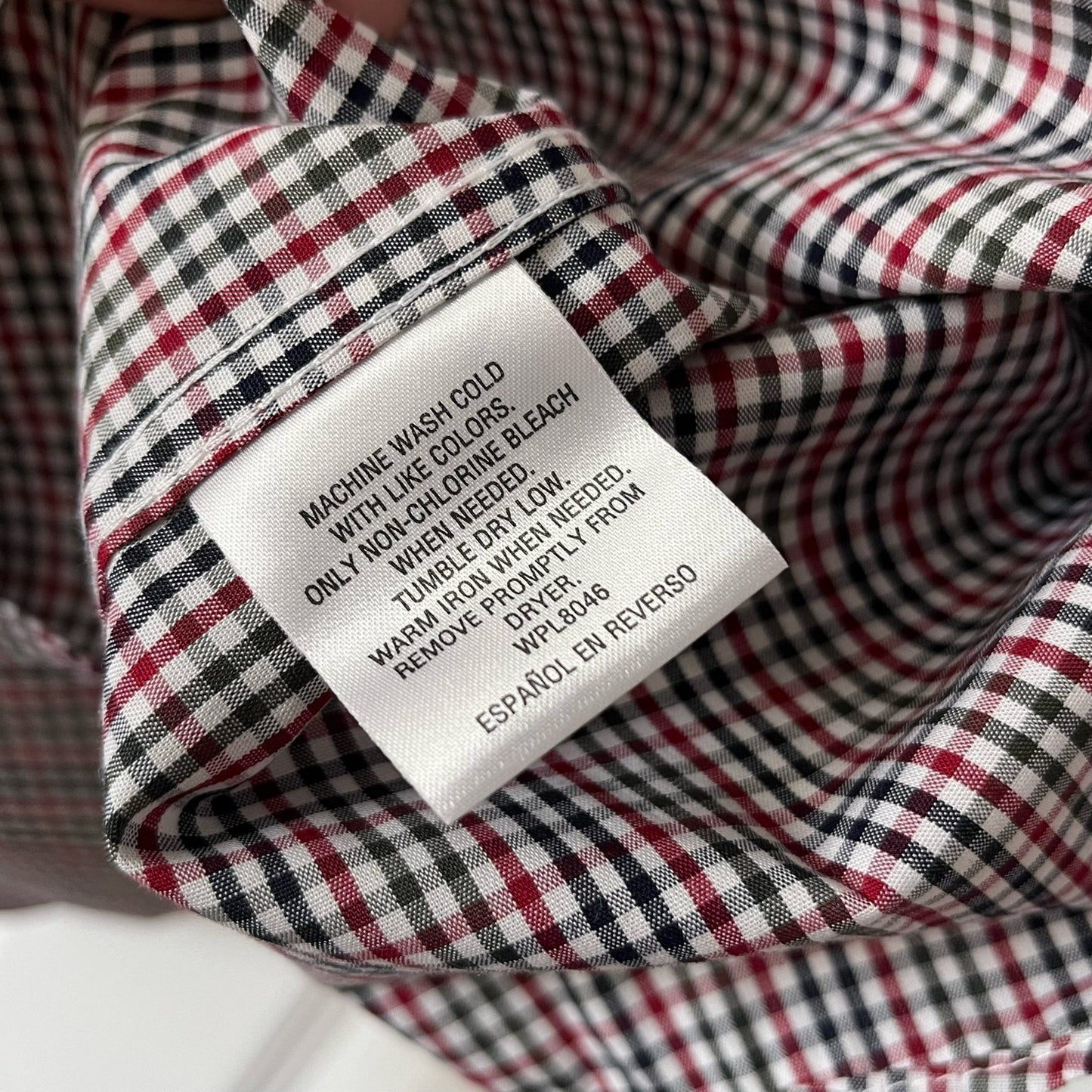 Club Room Regular Fit Plaid Button-Down Shirt - NWT - Size 17 1/2 (34/35)