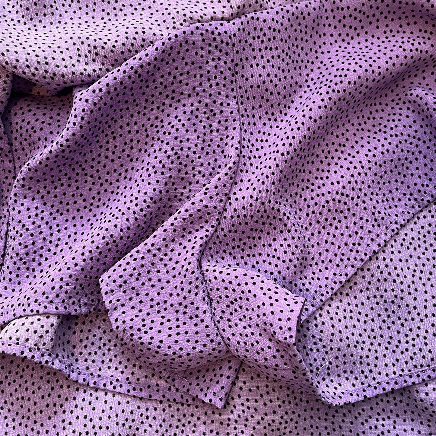 Love for Humanity Couture Polka-Dot Skirt w/Sash - Size M