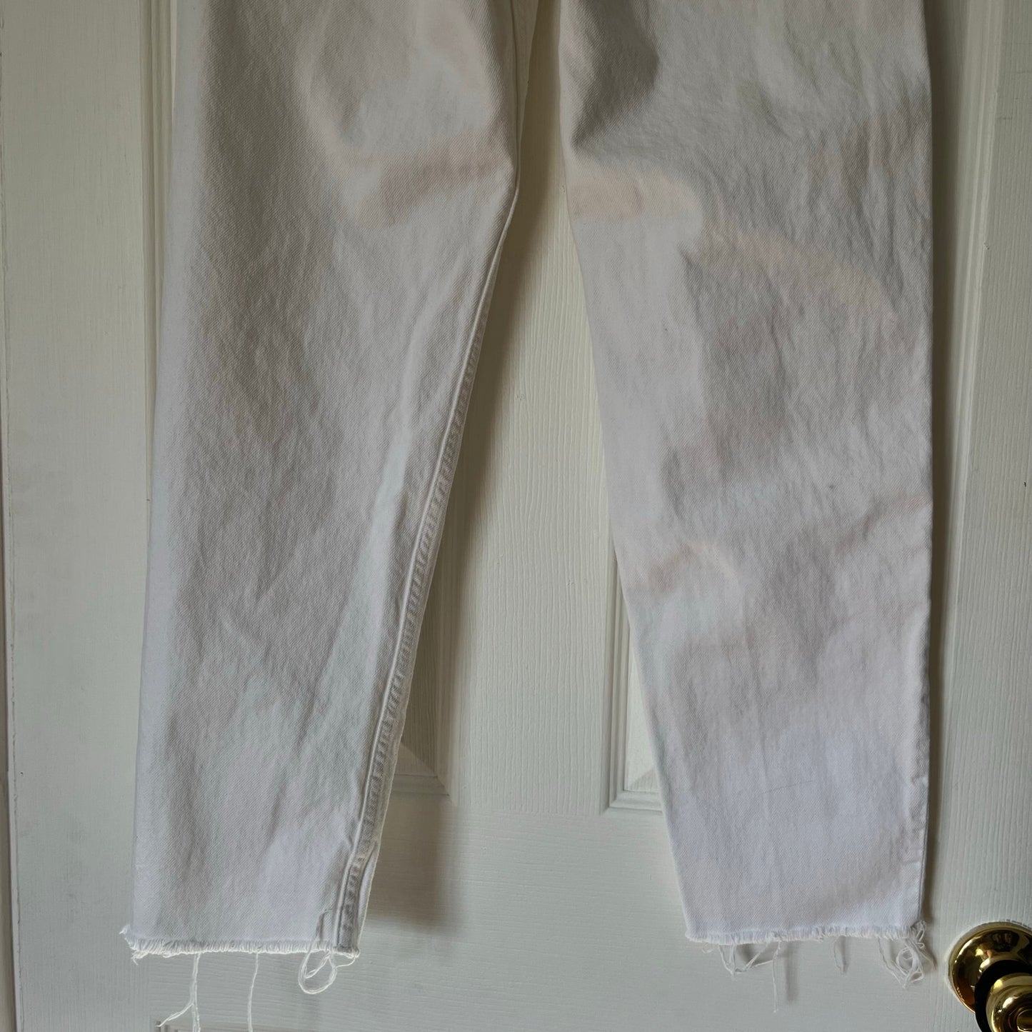Zara Distressed Tapered Jeans - Size 4