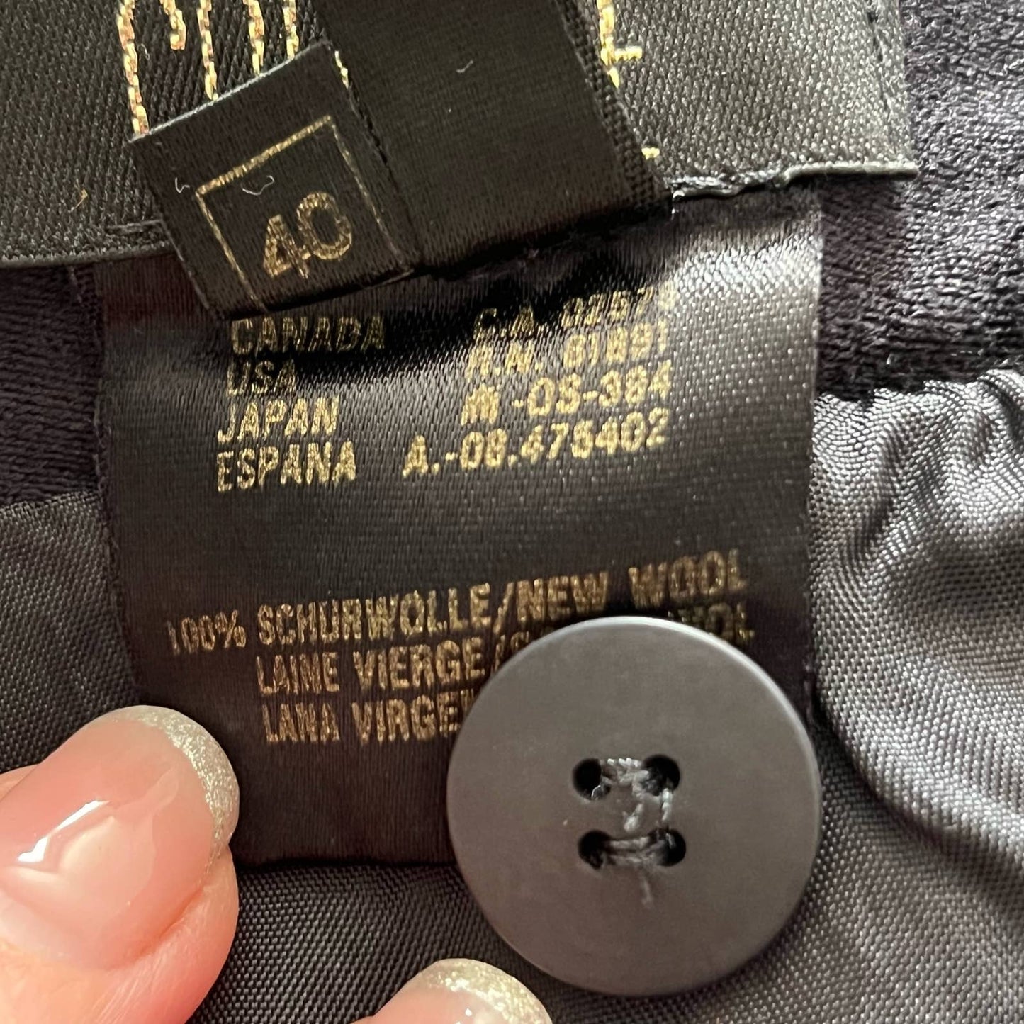 Escada Couture Wool Skirt - Size 40
