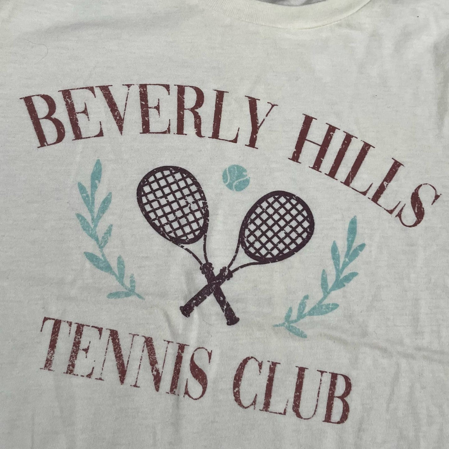 Social Scene Beverly Hills Tennis Club Tee - Size XS - NWOT