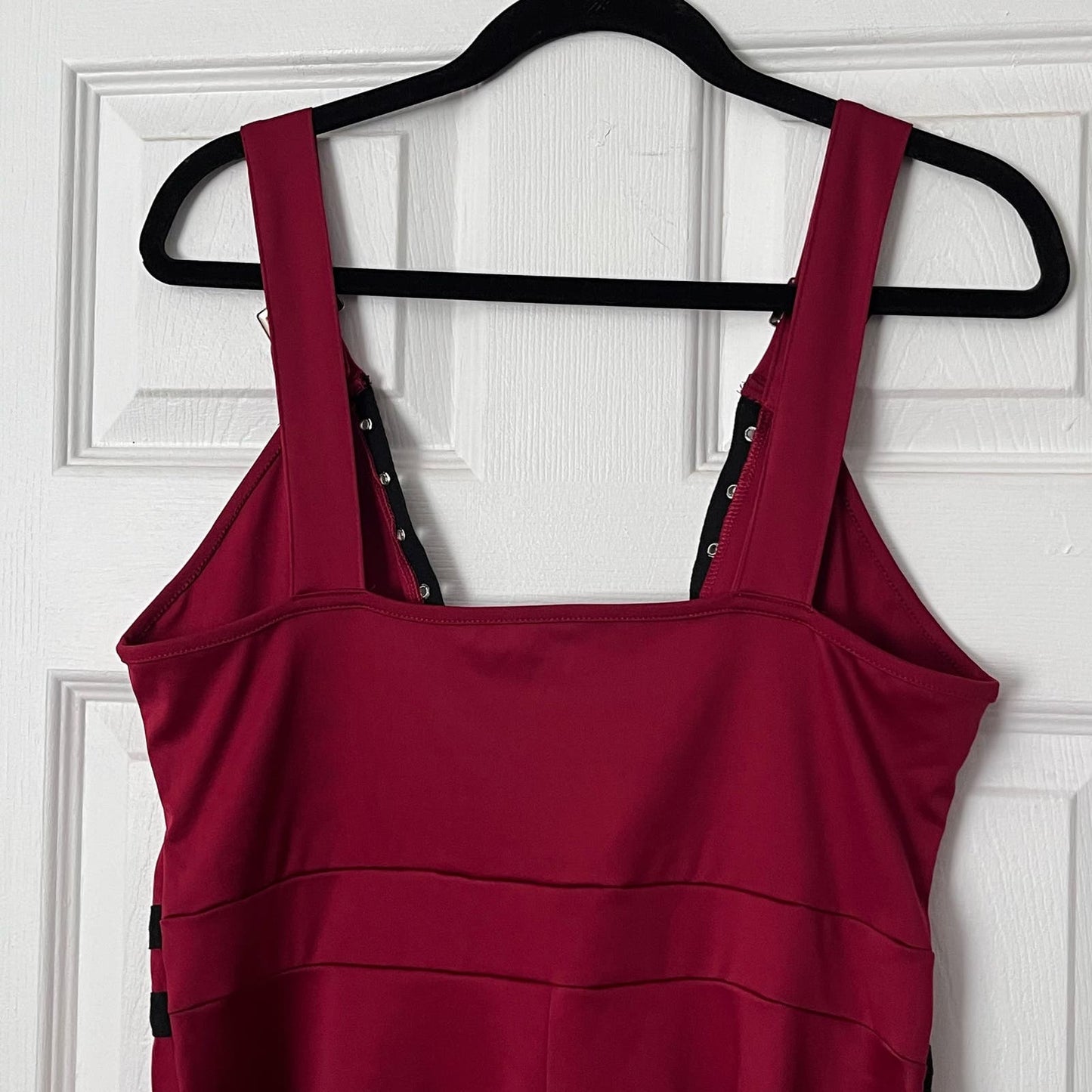 Rivet Edged Buckle-Strap Dress - Size L
