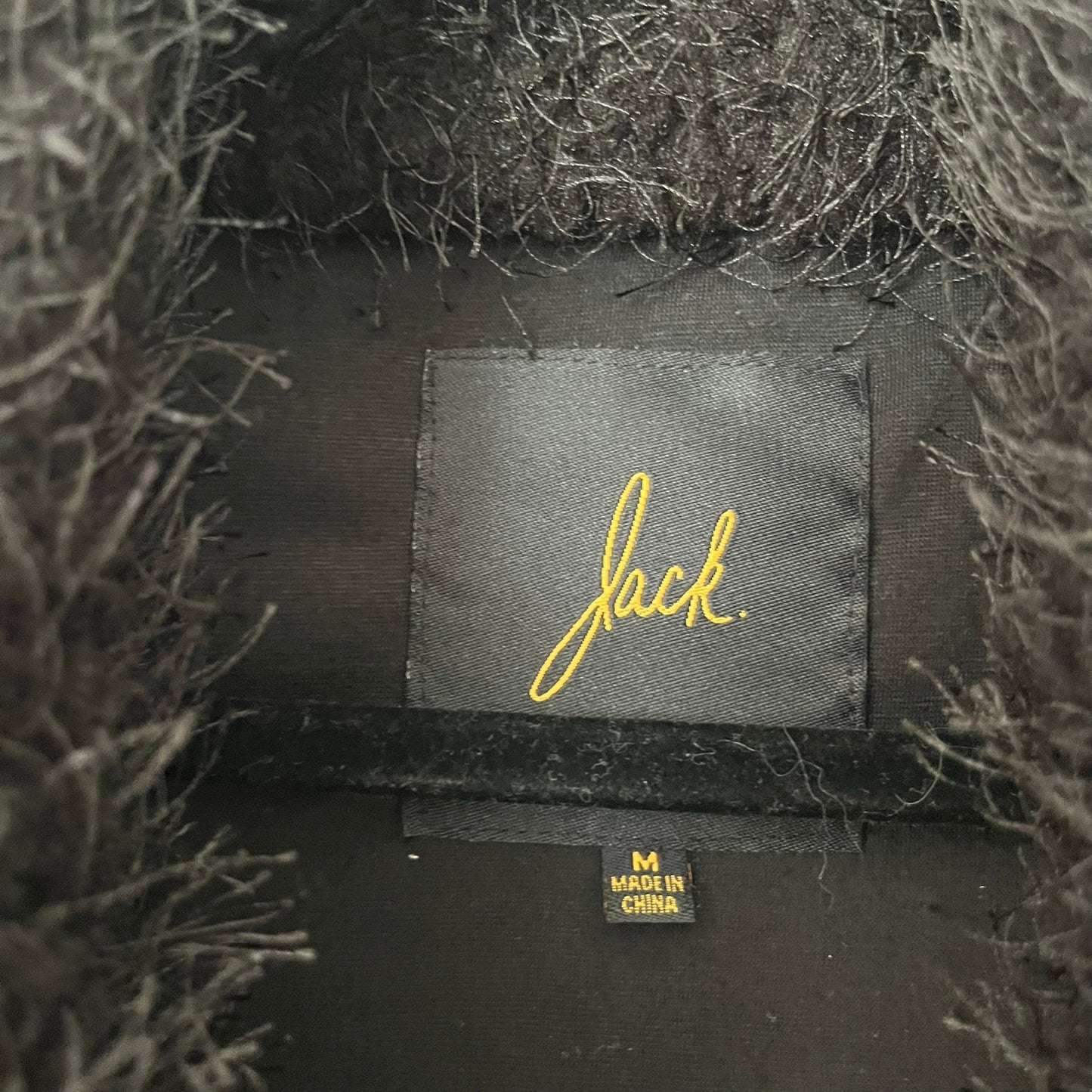 Jack Fuzzy Open Jacket - Size M