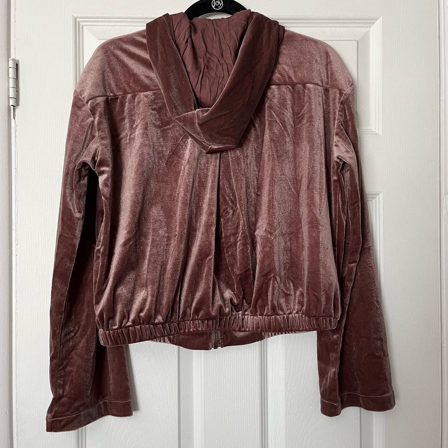 Young Fabulous & Broke Velour Zip-Front Hoodie - Size M