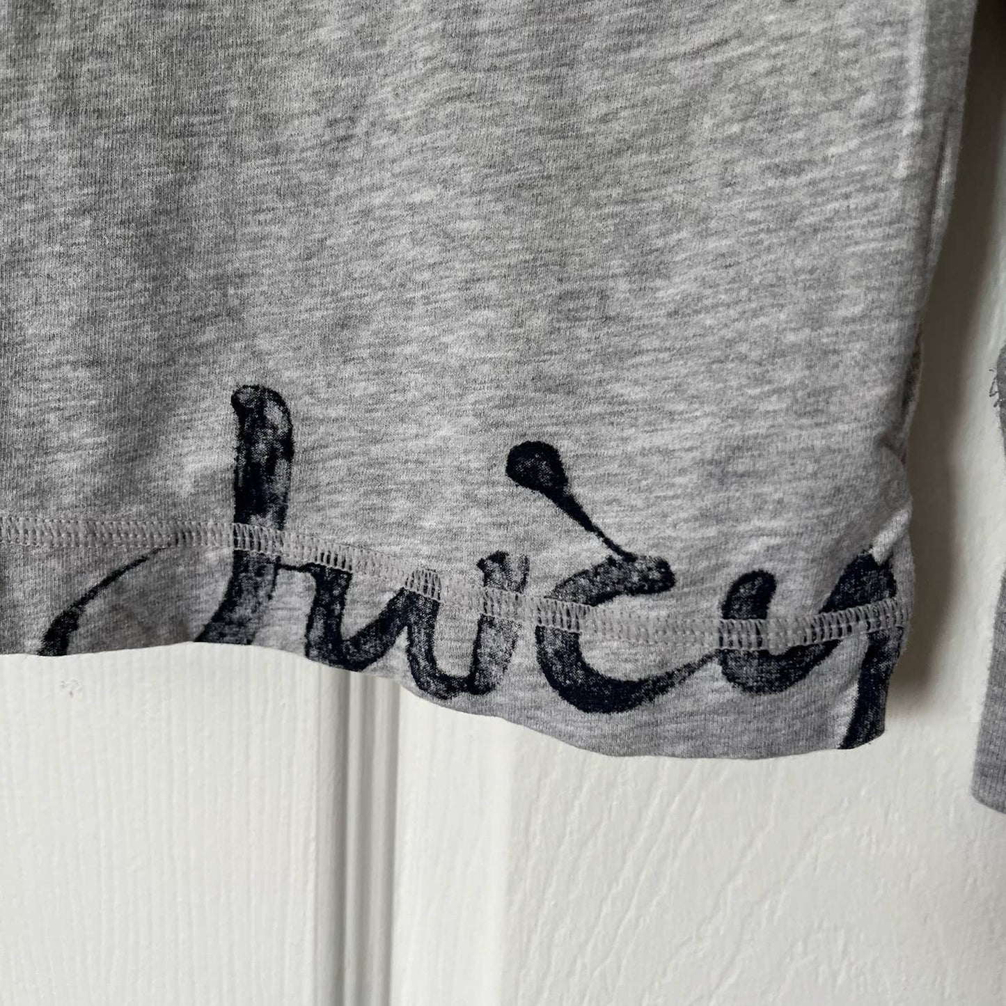 Juicy Couture "Juicy" V-Neck Tee - Size M