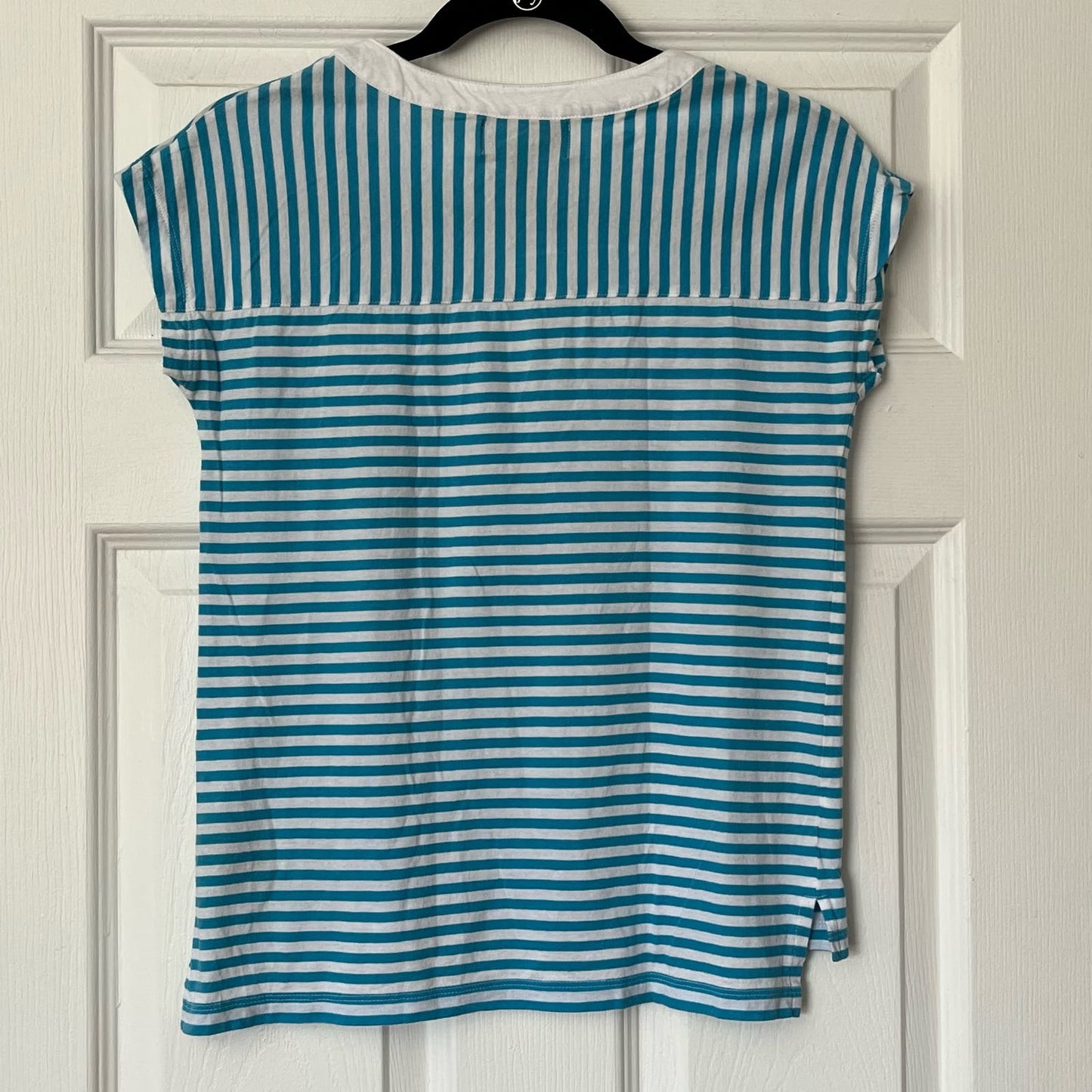 Lauren Ralph Lauren Striped Henley Tee - Size XS