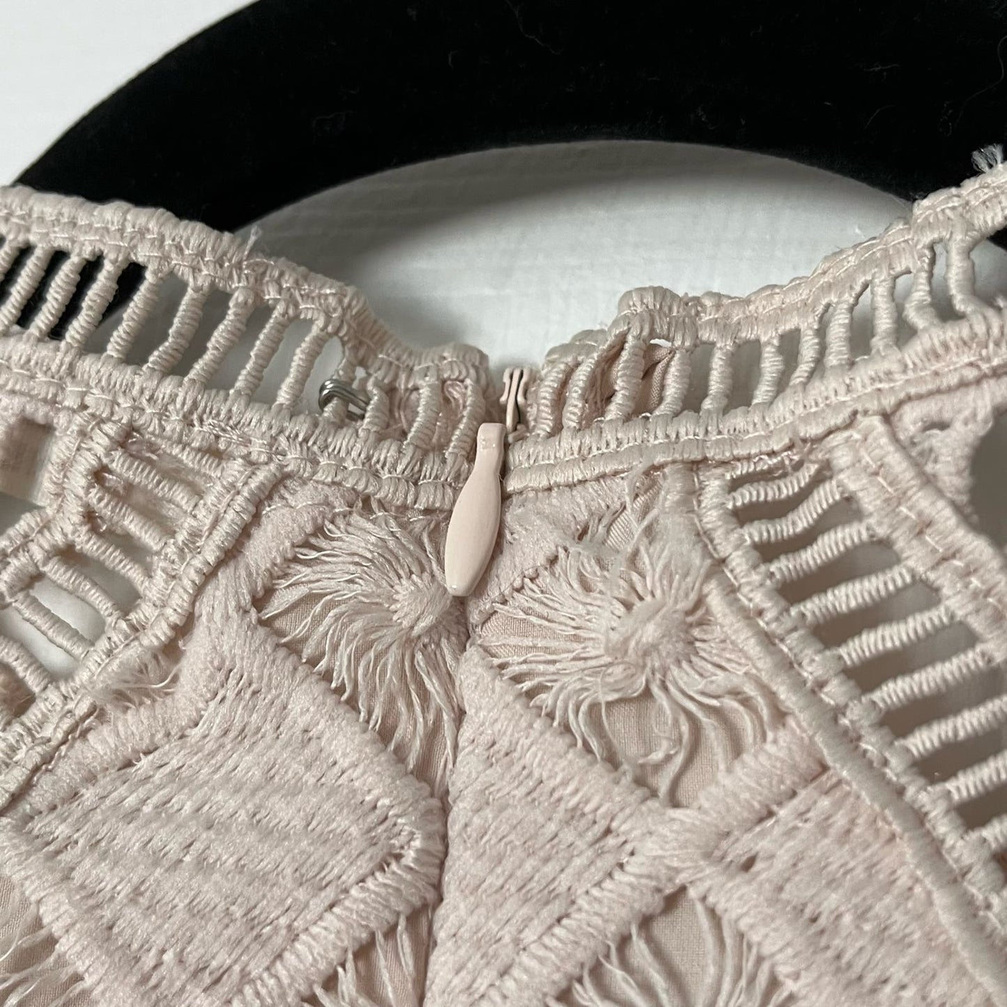 Allison New York Crochet Overlay Dress - Size S - NWT
