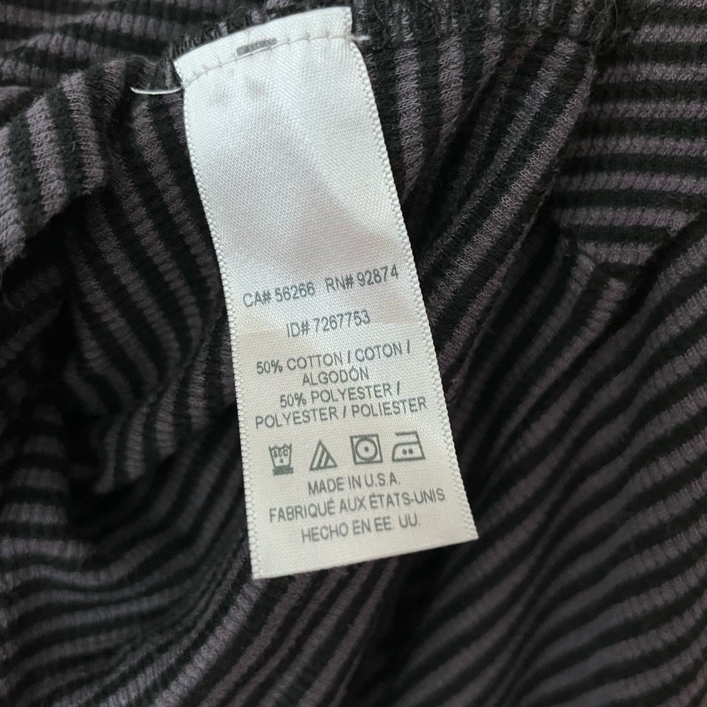 Splendid Striped Hooded Open Front Cardigan - Size S