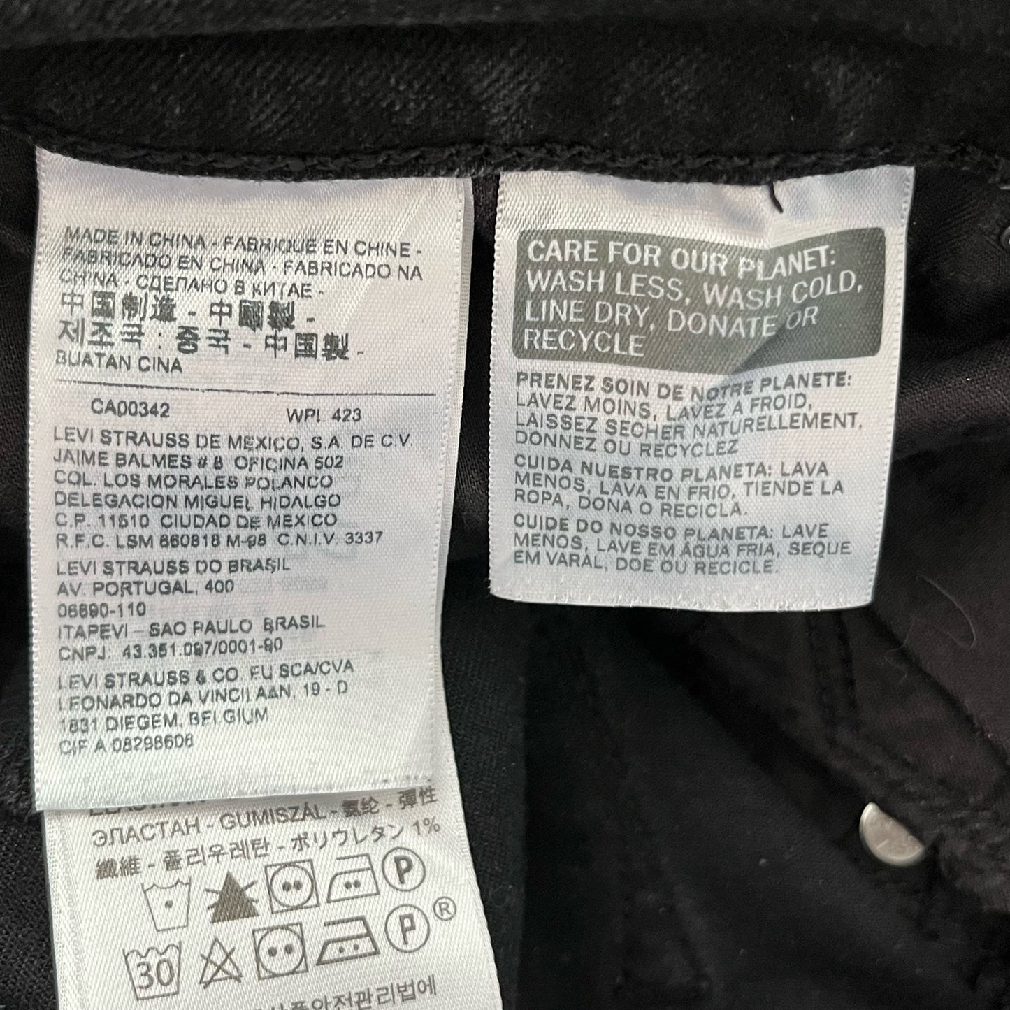 Levi's 711 Skinny Jeans - Size 28