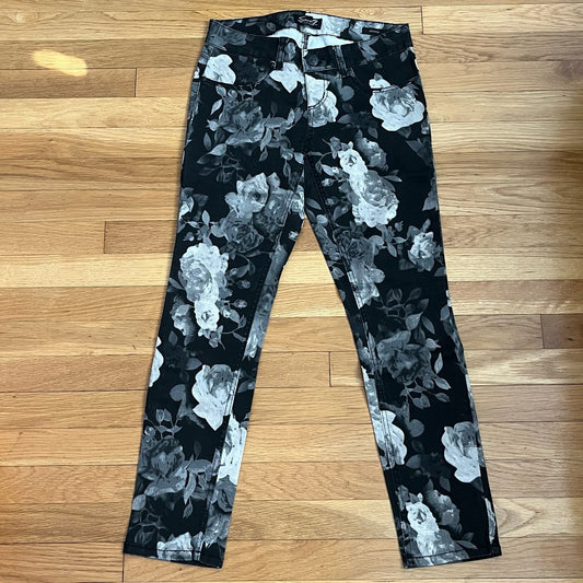 Seven7 Skinny Rose Print Jeans - Size 4P