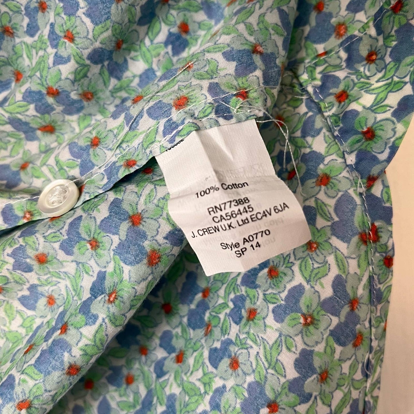 J. Crew Floral Blouse - Size 2