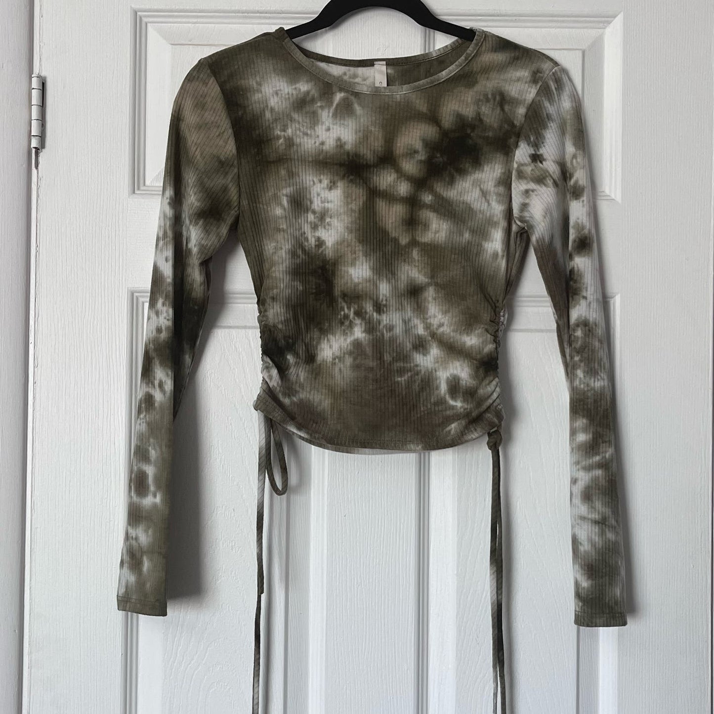 Chocolate USA Side-Ruched Tie-Dye Top - Size M