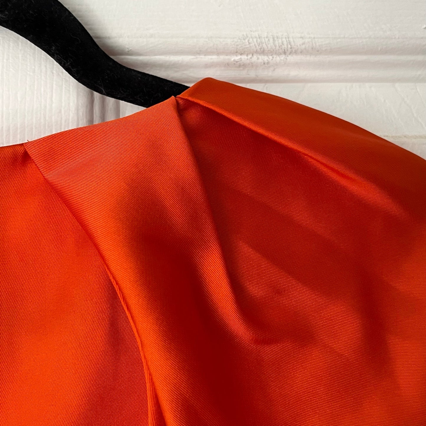 Zara Satin Cape-Shoulder Blouse - Size XS