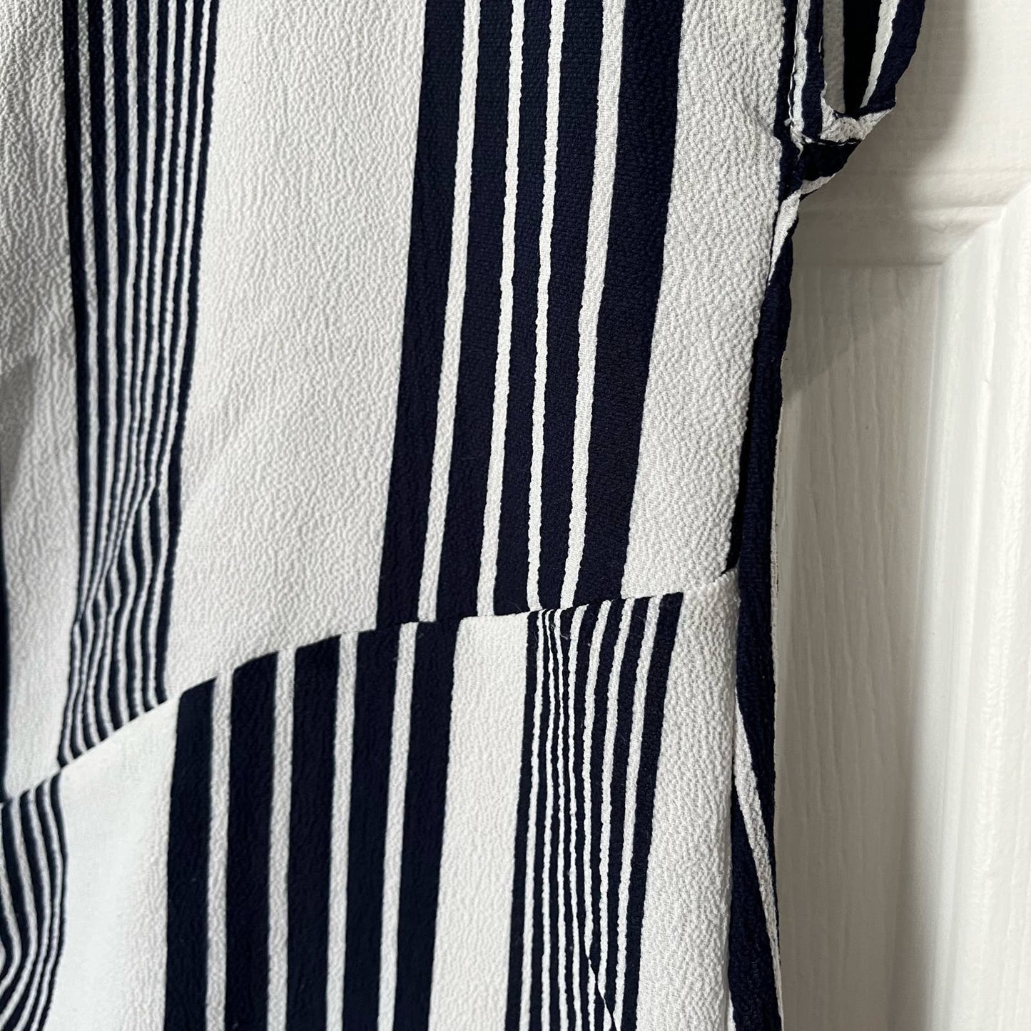 Striped Tie-Waist Top - Size UNKNOWN