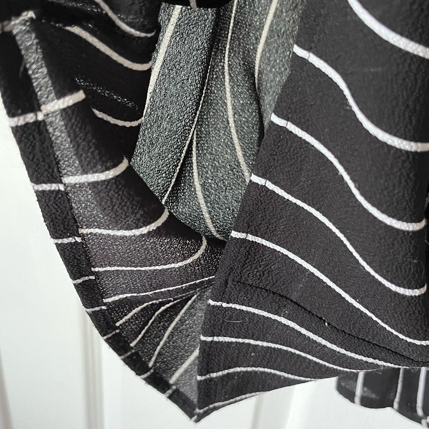 Mind Code Super Wide Leg Striped Pants - Size S