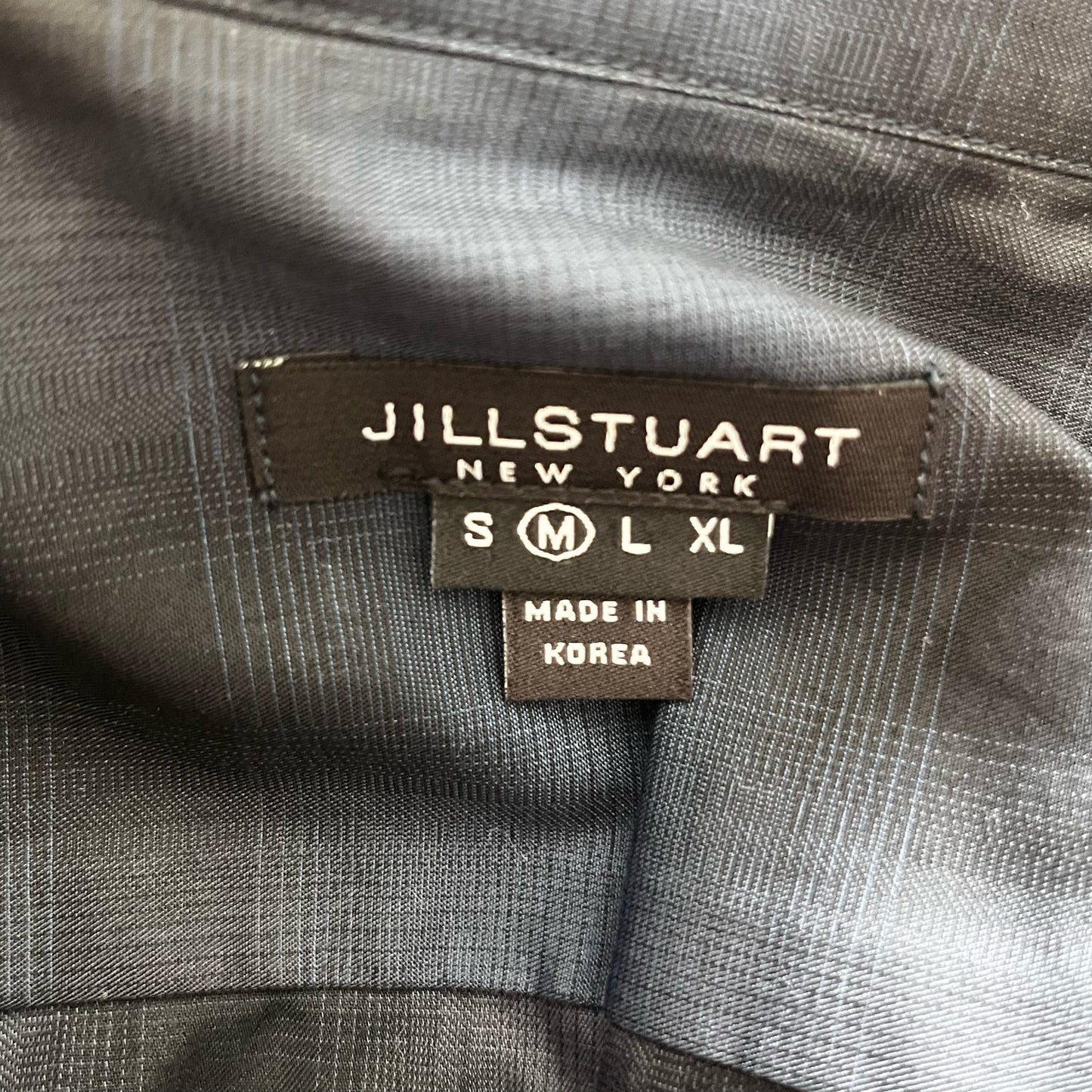 Jill Stuart Plaid Button-Down Dress Shirt - Size M