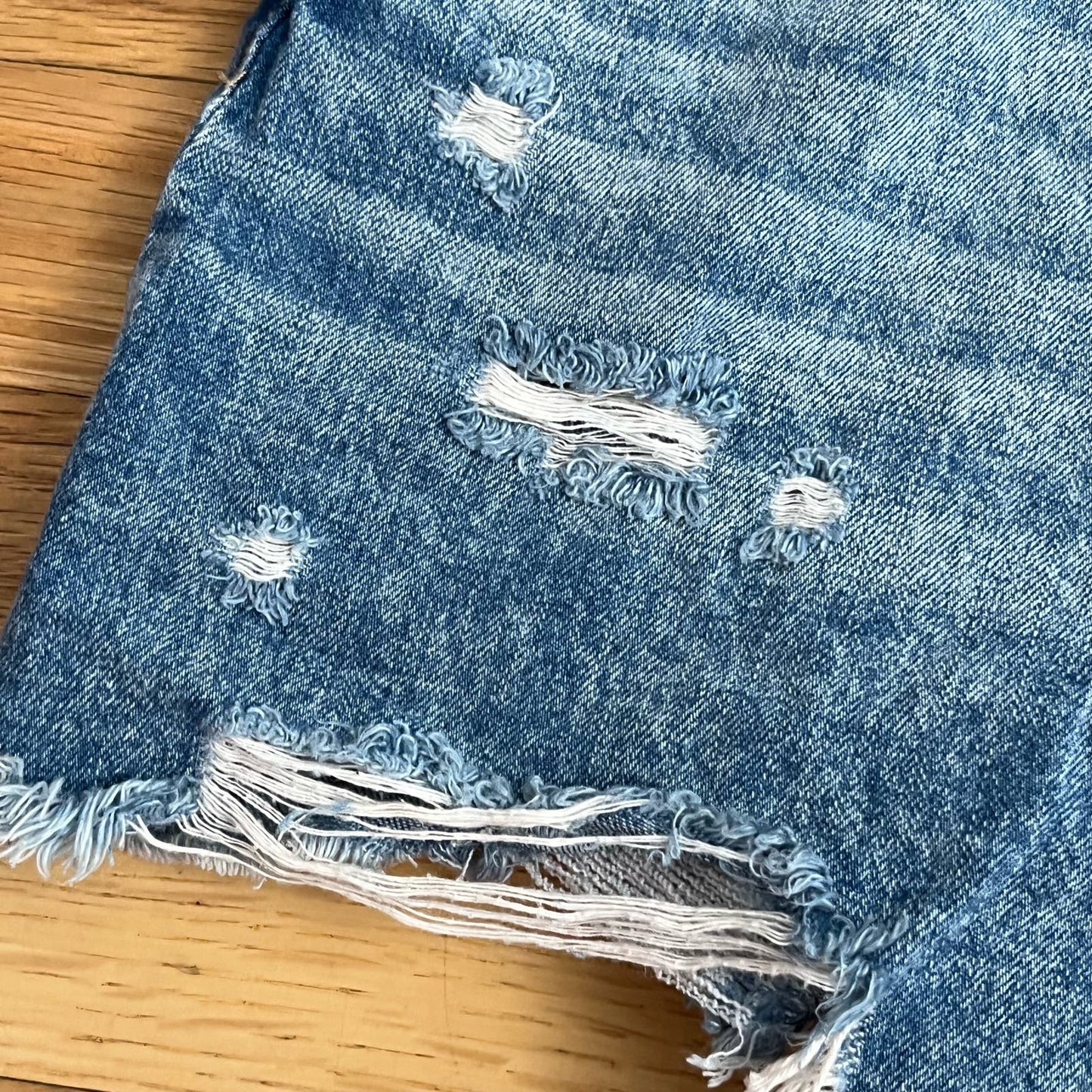 Rewash Distressed Denim Cutoff Shorts - Size 1 / 25