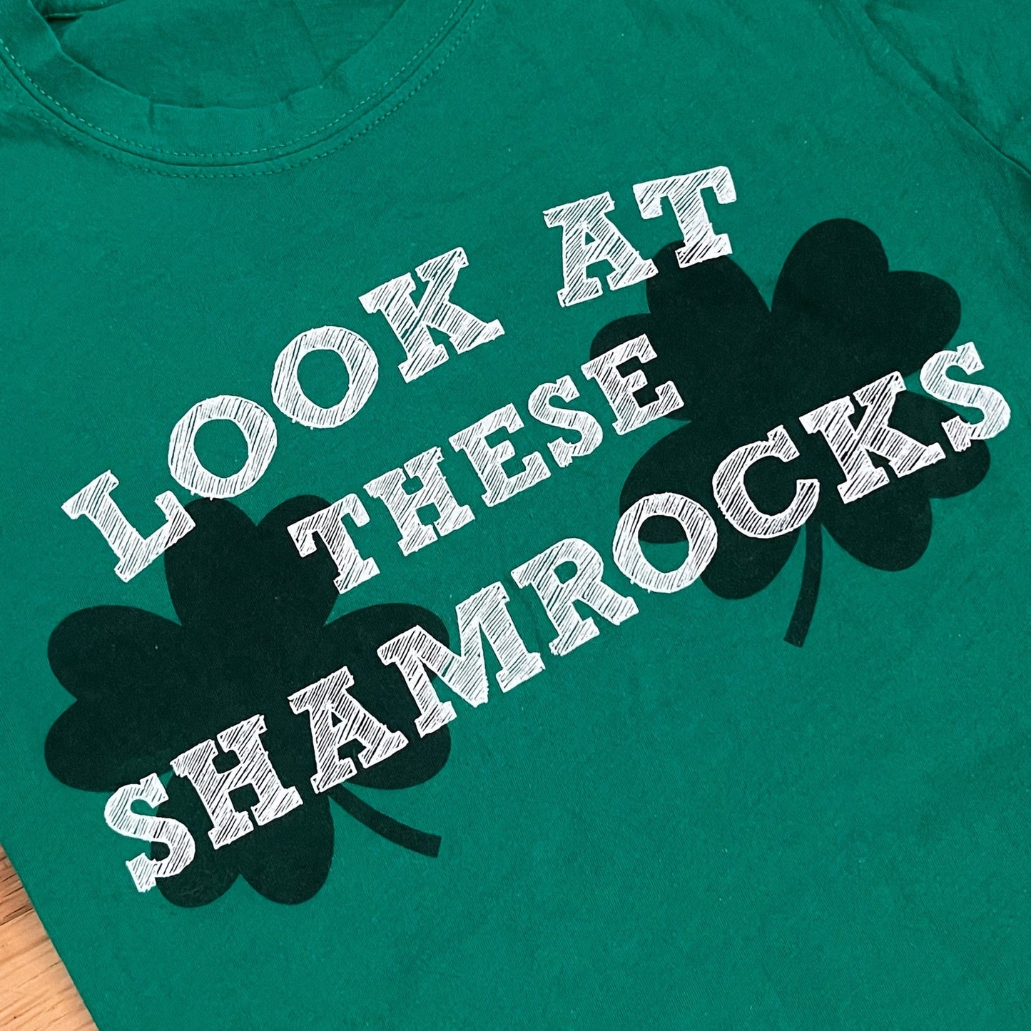 Bay Island Sportswear "Look at These Shamrocks" Tee - Size S