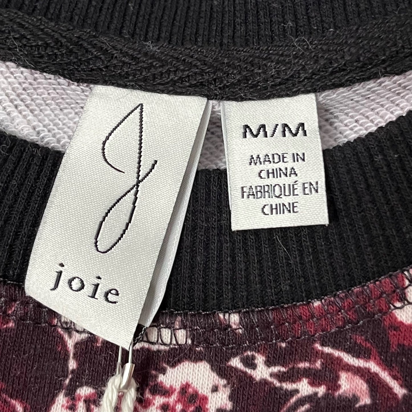 Joie Caleigh Abstract Floral Sweatshirt - Size M - NWT