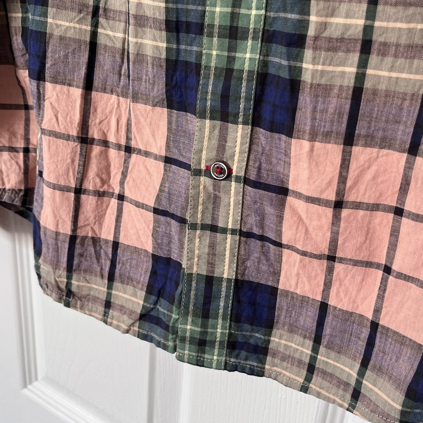 Series: Plaid Button-Down Shirt - Size 100 [KOR] / M