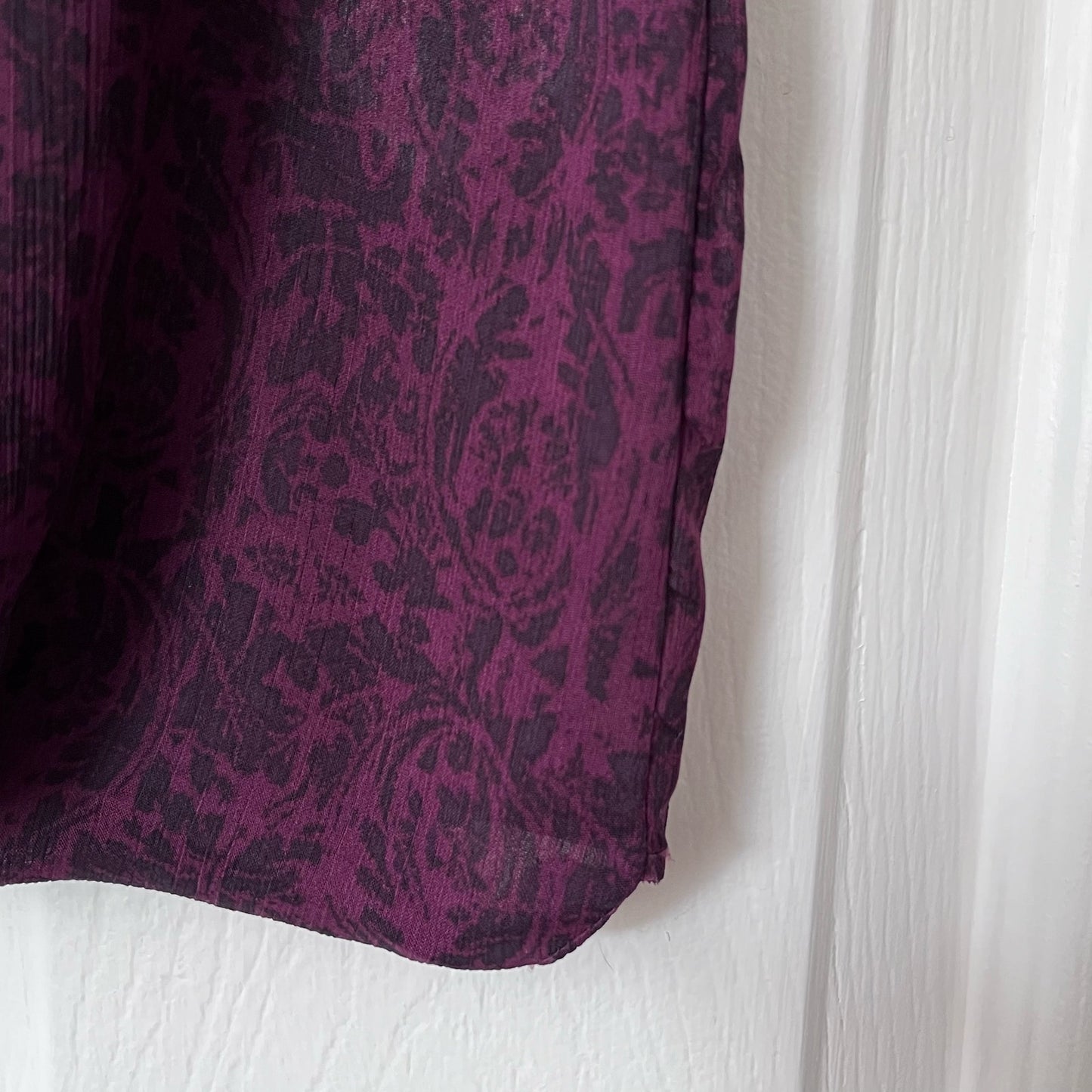 Banana Republic Paisley Print Cross-Front Blouse - Size S